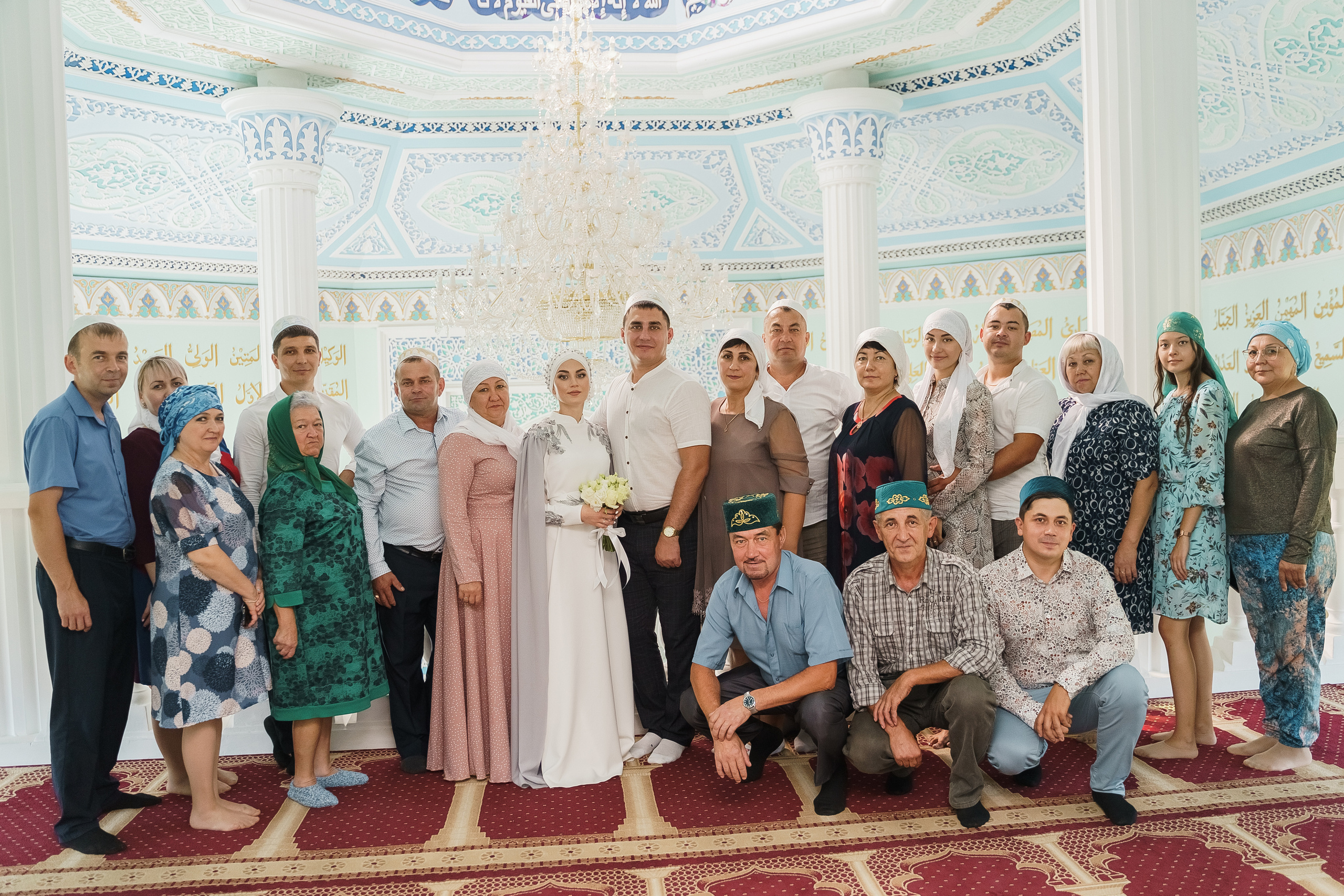 Венер и Линара, Соборная мечеть им. Хусаин-Бека. Свадебный семейный фотограф Ксения Божко Уфа Раевка никах в Нарыстау