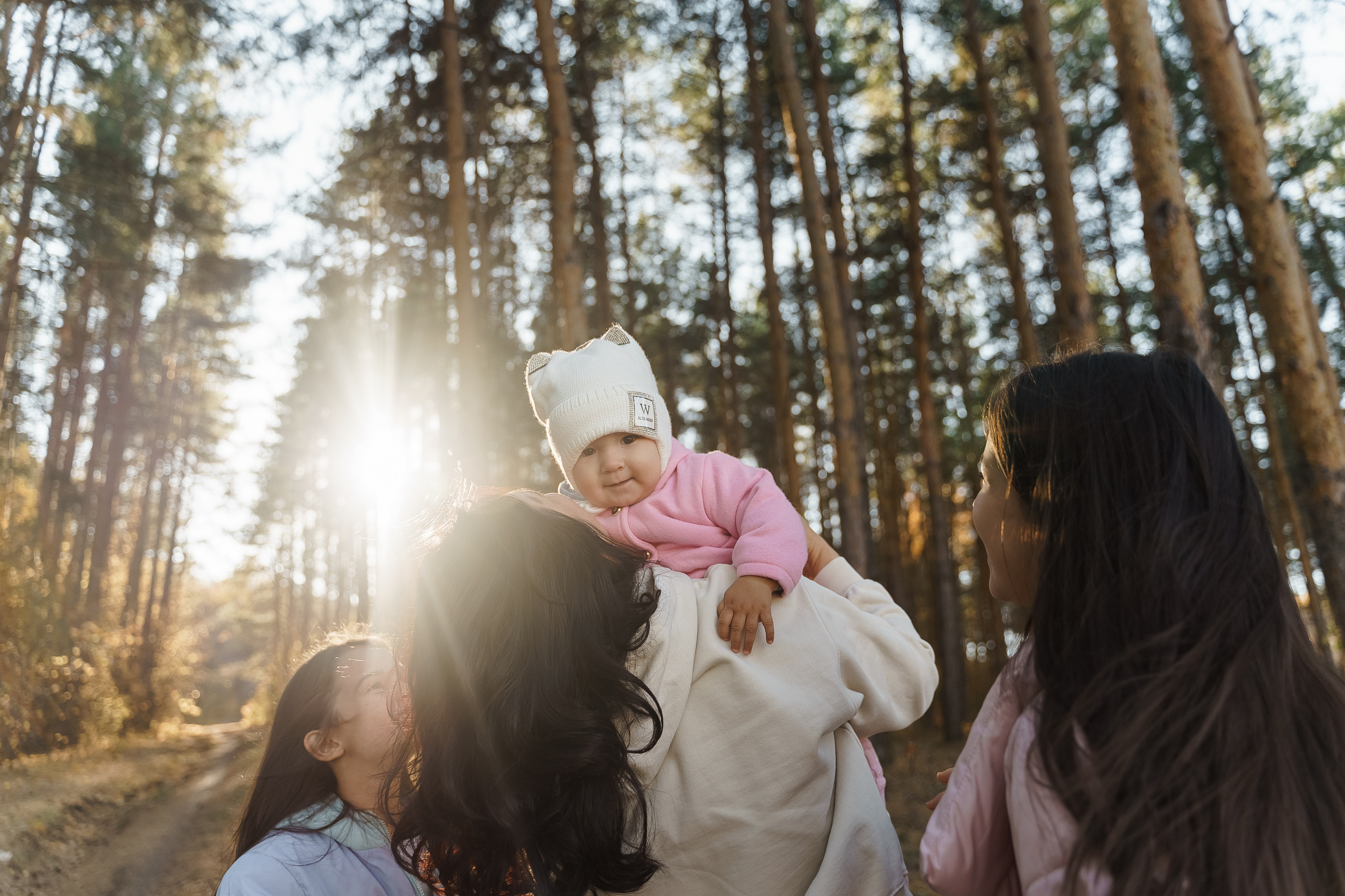 Лилия с дочками. Свадебный семейный фотограф Ксения Божко Уфа Раевка никах в Нарыстау