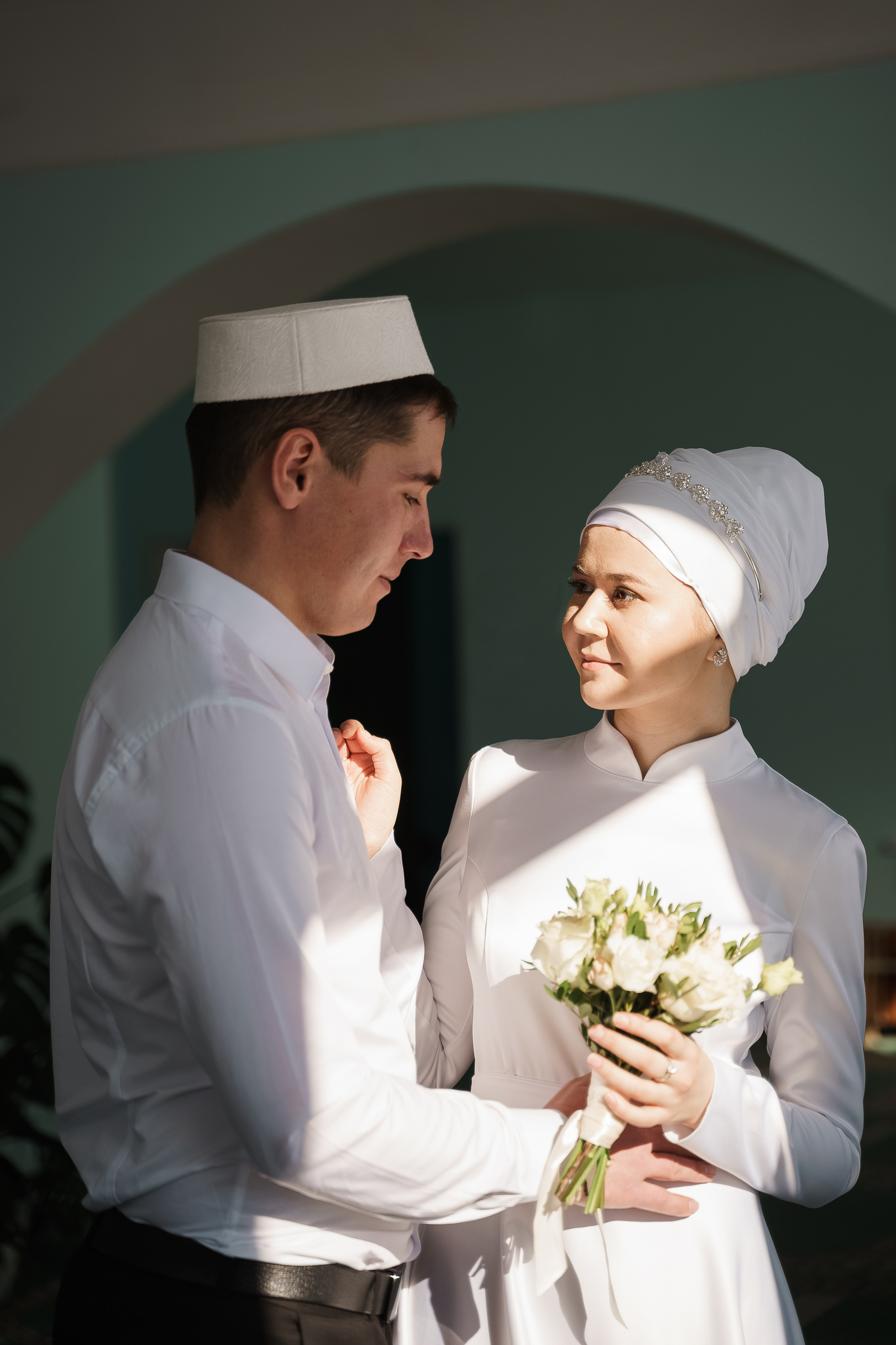 Алмаз и Юлия, Раевская мечеть. Свадебный семейный фотограф Ксения Божко Уфа Раевка никах в Нарыстау