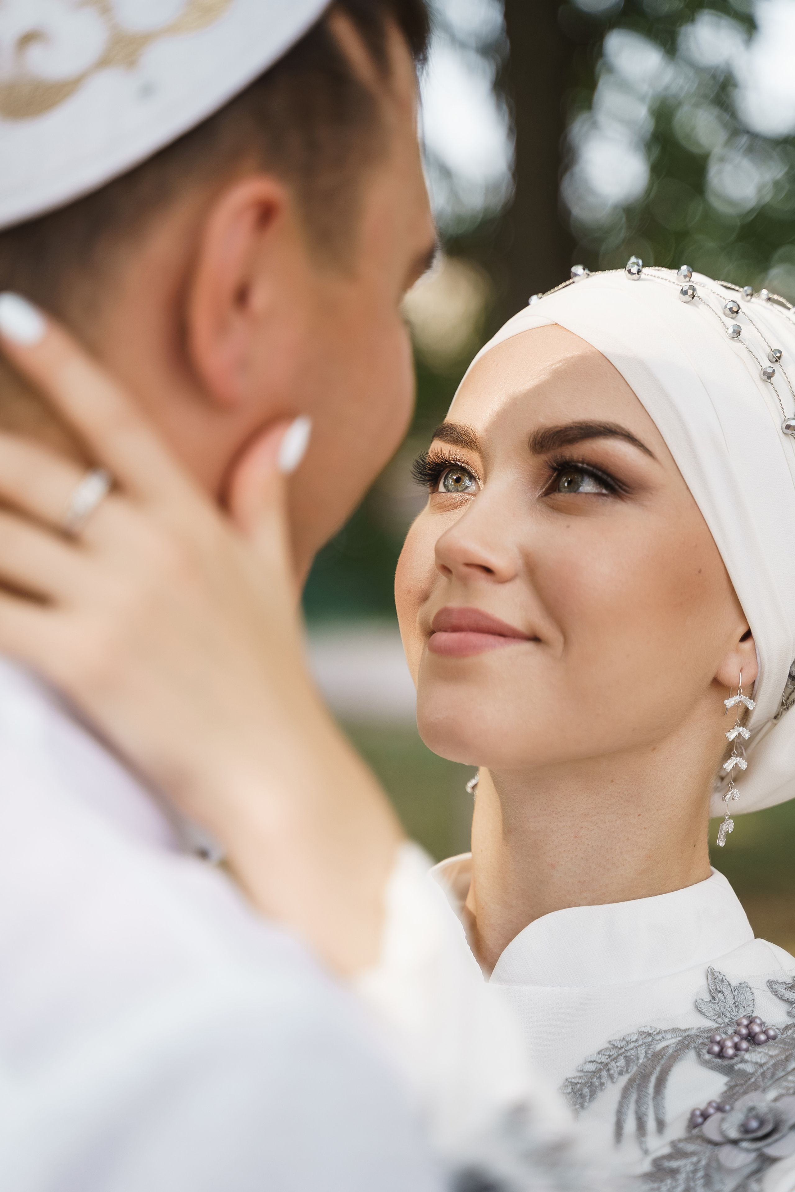 Венер и Линара, Соборная мечеть им. Хусаин-Бека. Свадебный семейный фотограф Ксения Божко Уфа Раевка никах в Нарыстау
