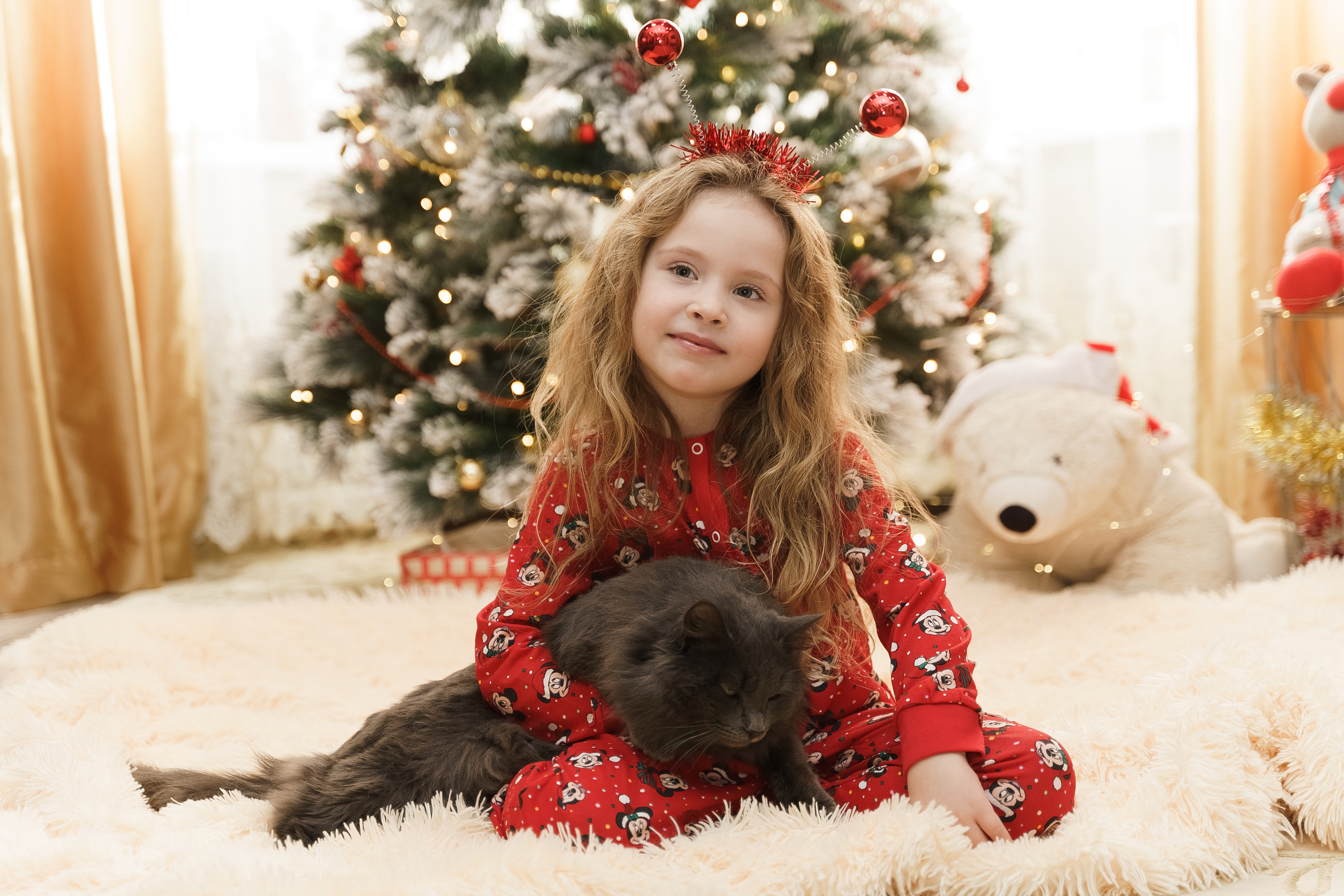 Алина, Алик и Малика — Новый год дома. Свадебный семейный фотограф Ксения Божко Уфа Раевка никах в Нарыстау