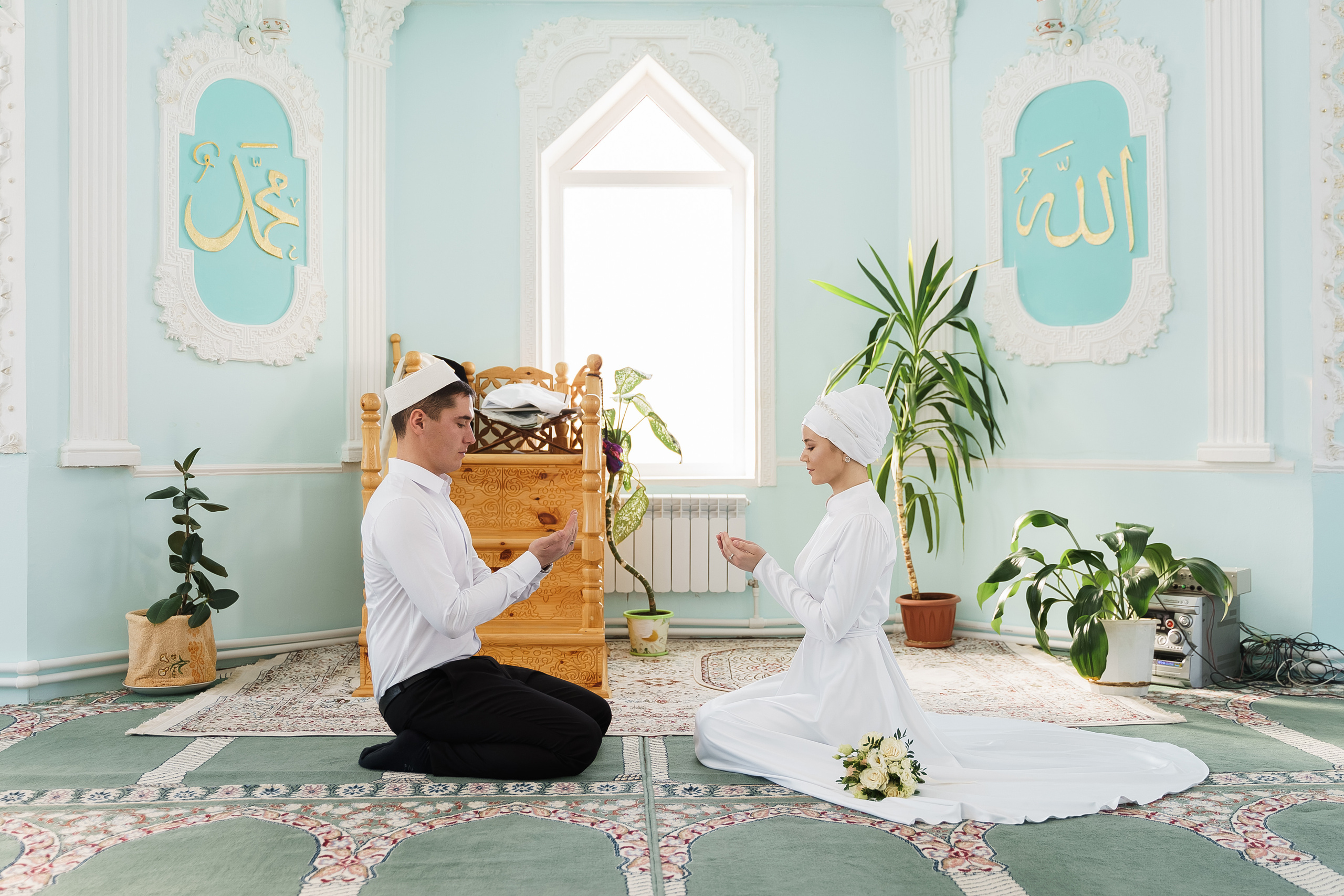 Алмаз и Юлия, Раевская мечеть. Свадебный семейный фотограф Ксения Божко Уфа Раевка никах в Нарыстау