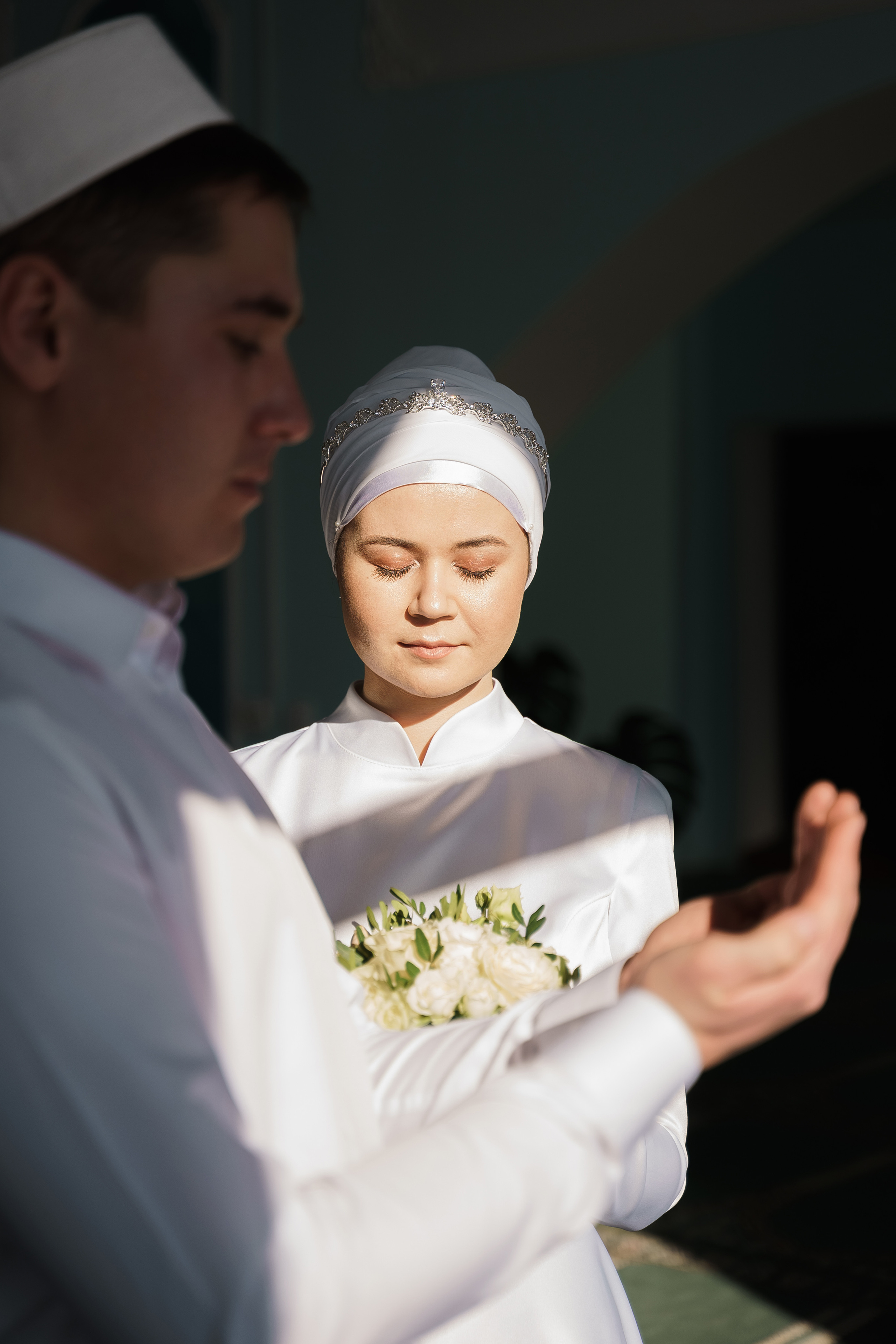 Алмаз и Юлия, Раевская мечеть. Свадебный семейный фотограф Ксения Божко Уфа Раевка никах в Нарыстау