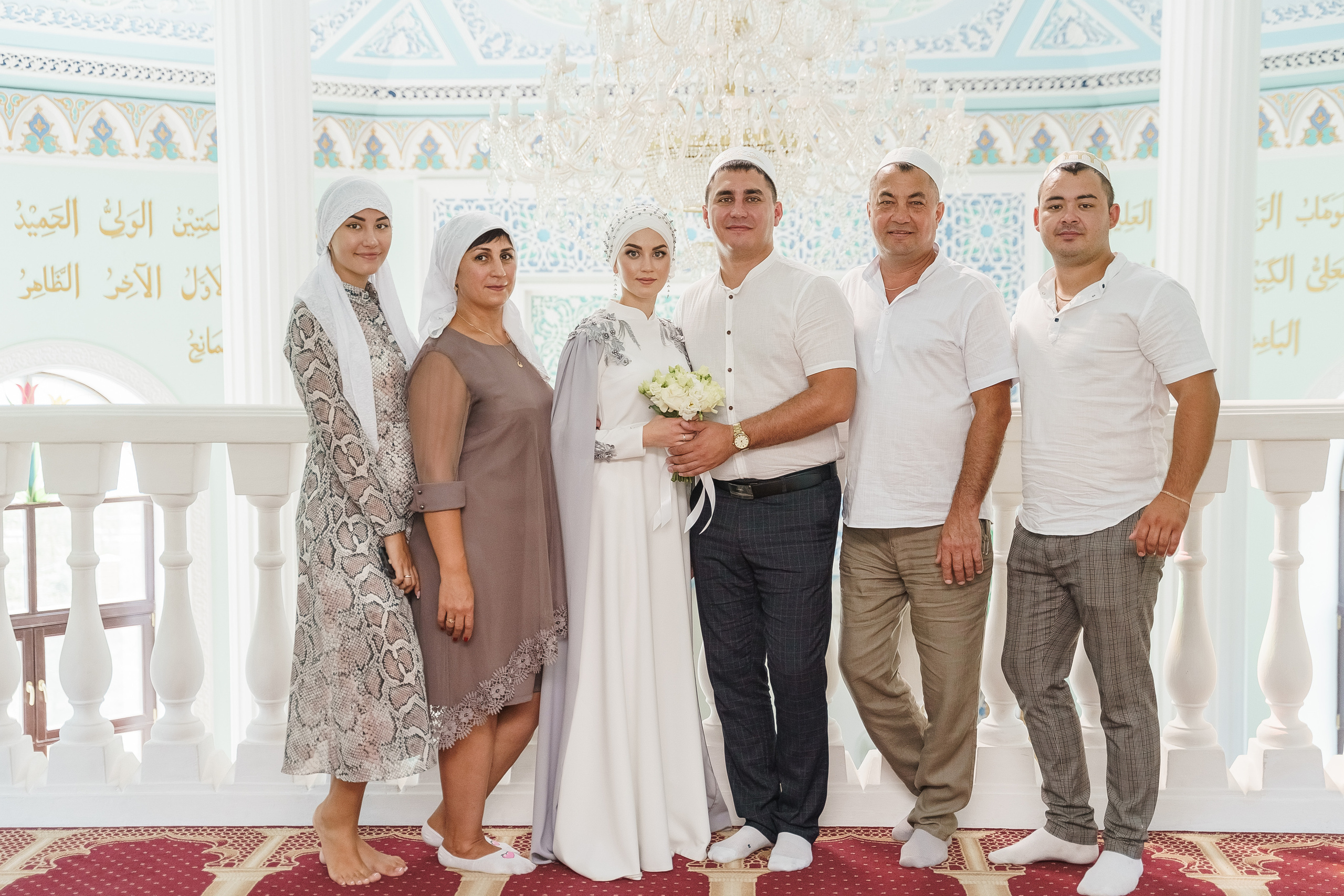 Венер и Линара, Соборная мечеть им. Хусаин-Бека. Свадебный семейный фотограф Ксения Божко Уфа Раевка никах в Нарыстау