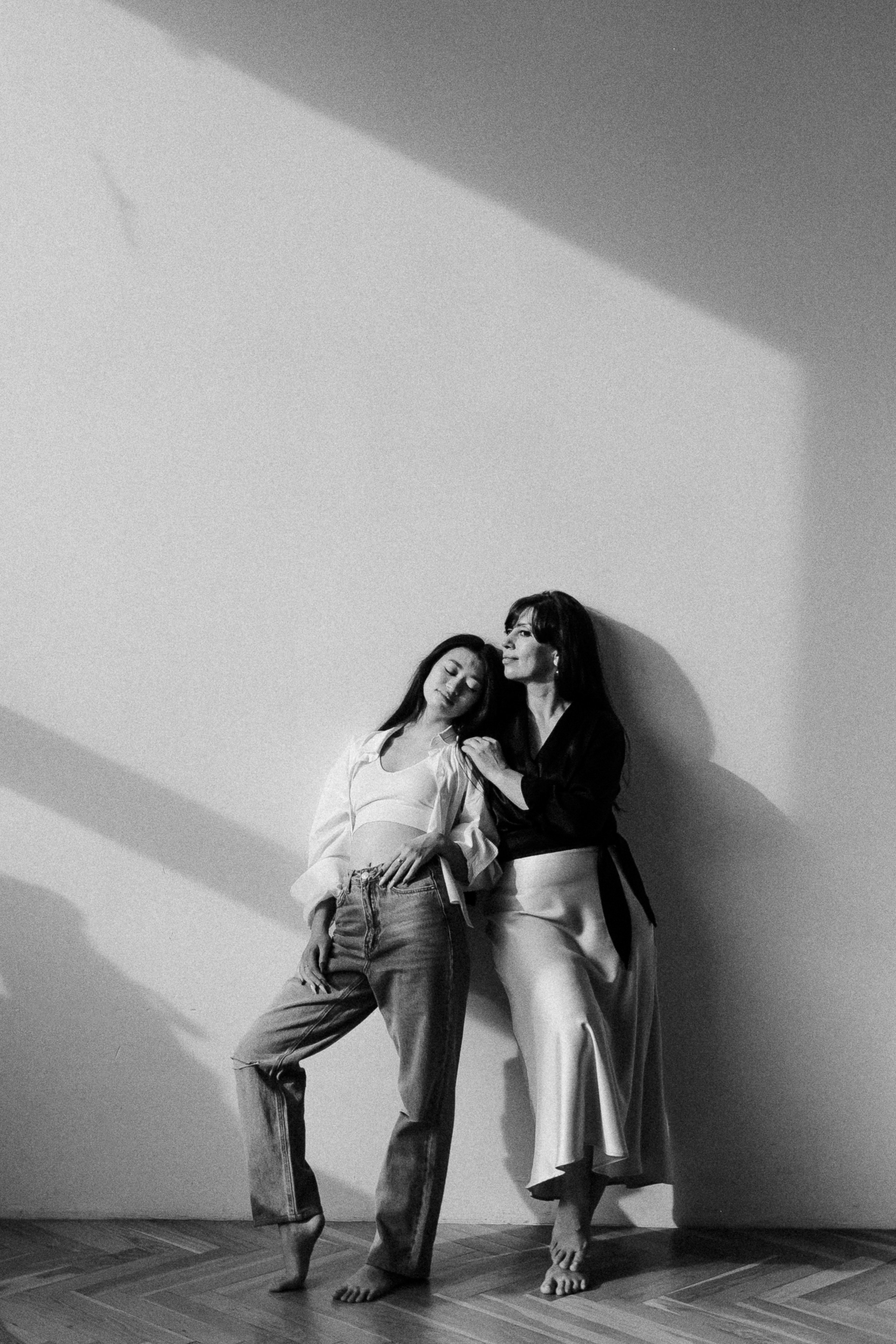 Настя с мамой