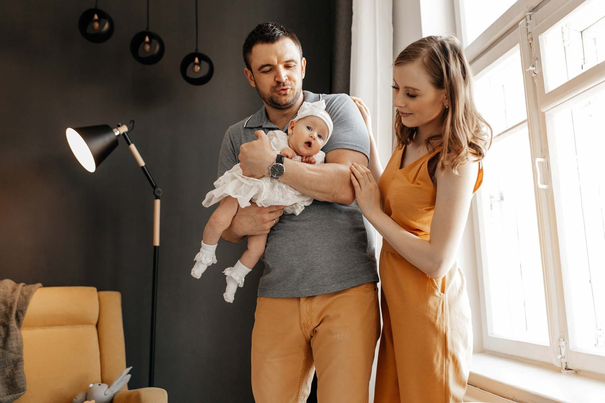 Семья Дмитрия и Кристины. Фотограф таинства крещения в Бресте Светлана Будько