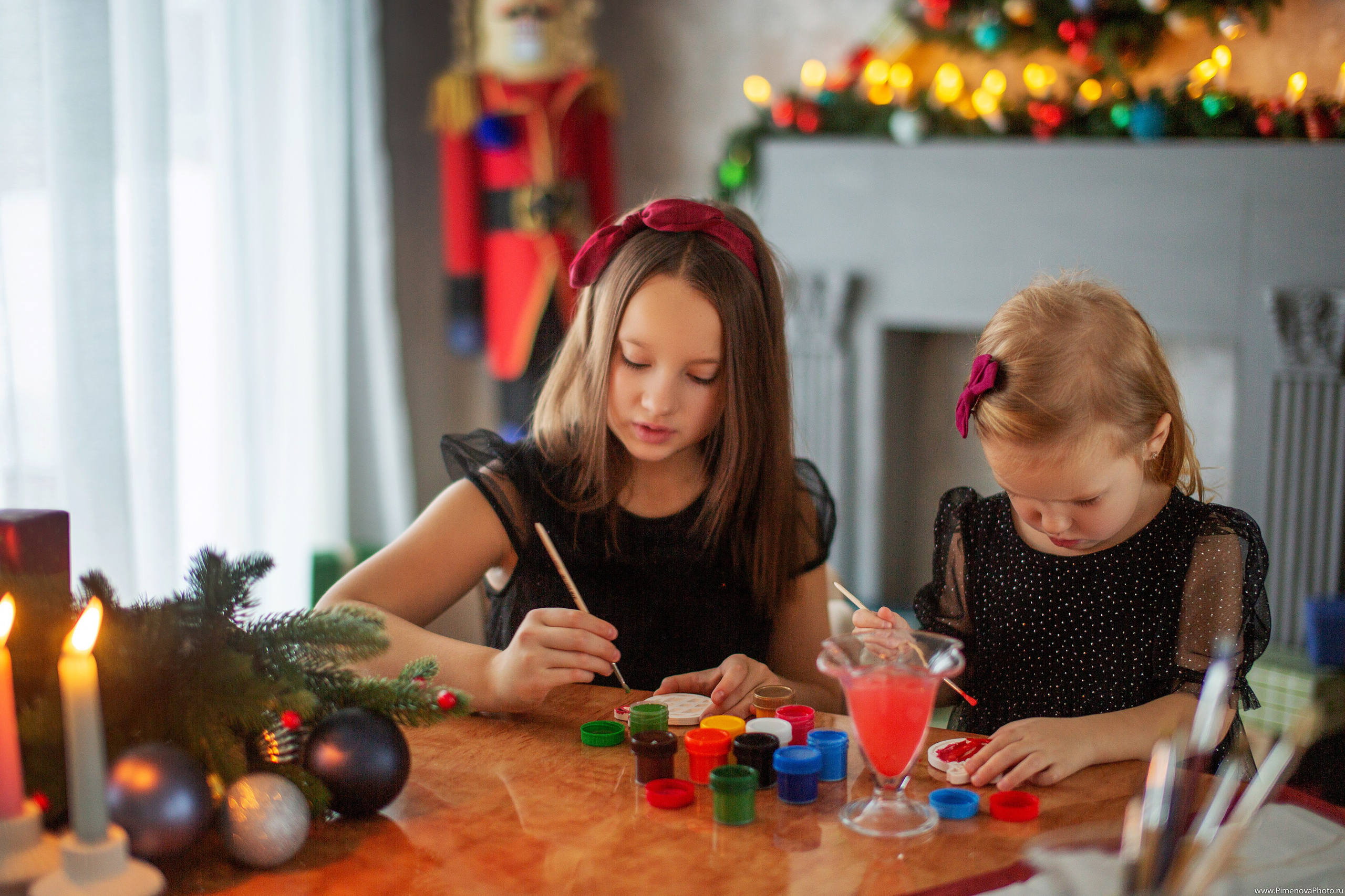 Новогодняя сказка Вари и Маруси, 2024. Семейный и детский фотограф в Петрозаводске