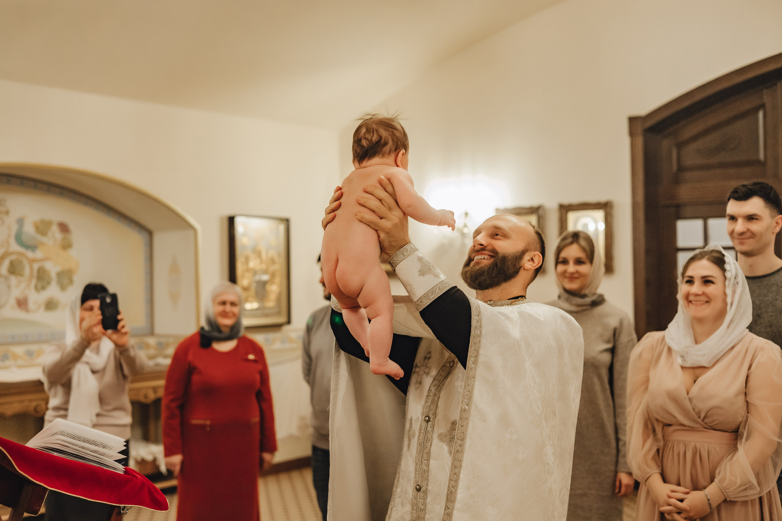 Крещение Анны. Свадебный и семейный фотограф Пушкин Царское Село СПБ Питер Санкт-Петербург и Рязань Ольга Козлова