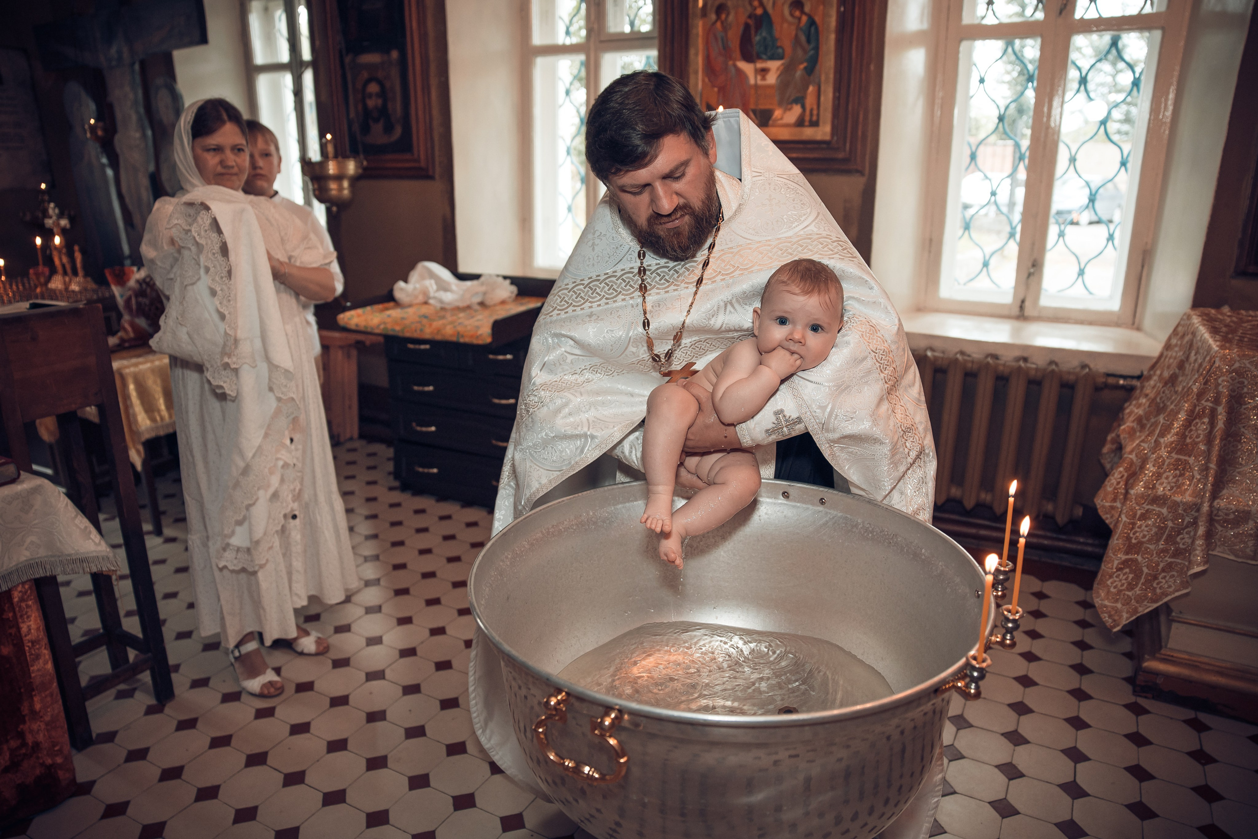 Таинство крещения. Семейный и детский фотограф в Москве Орешина Юлия