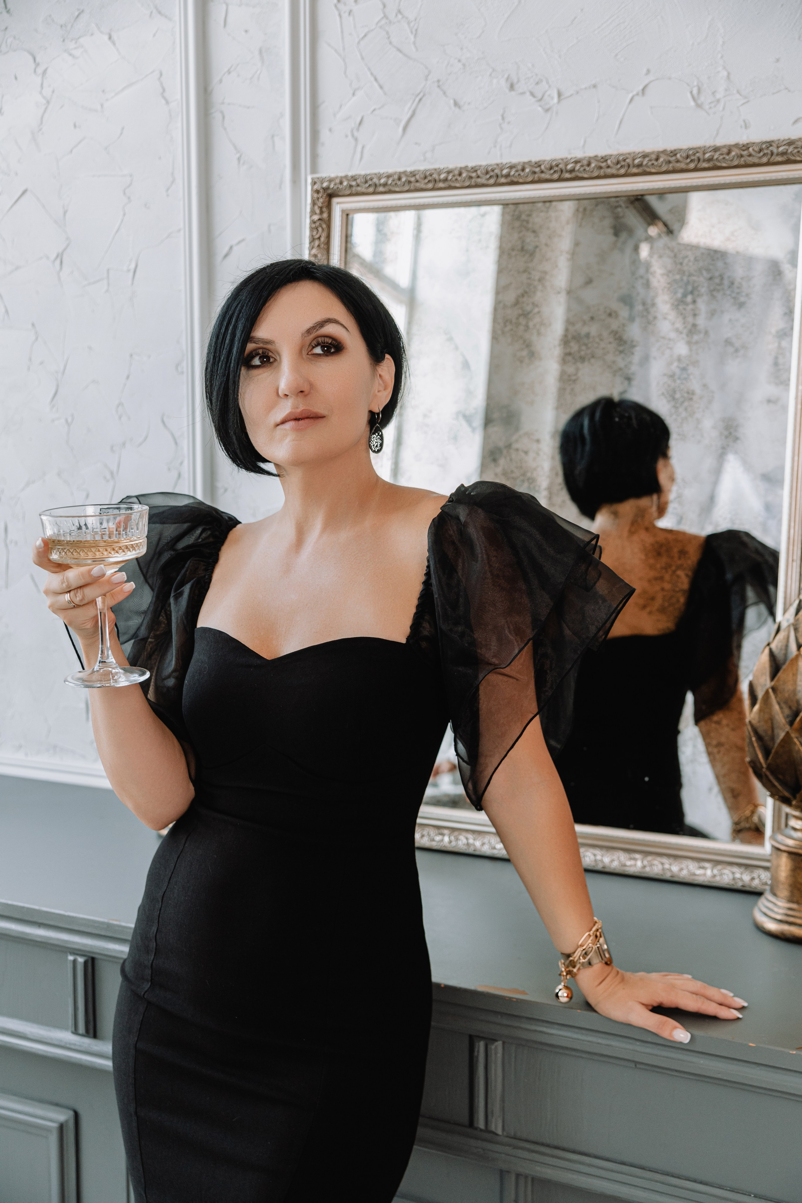 Евгения, Михаил и Дарина и собачка Чарли. Фотограф Воронеж Варвара