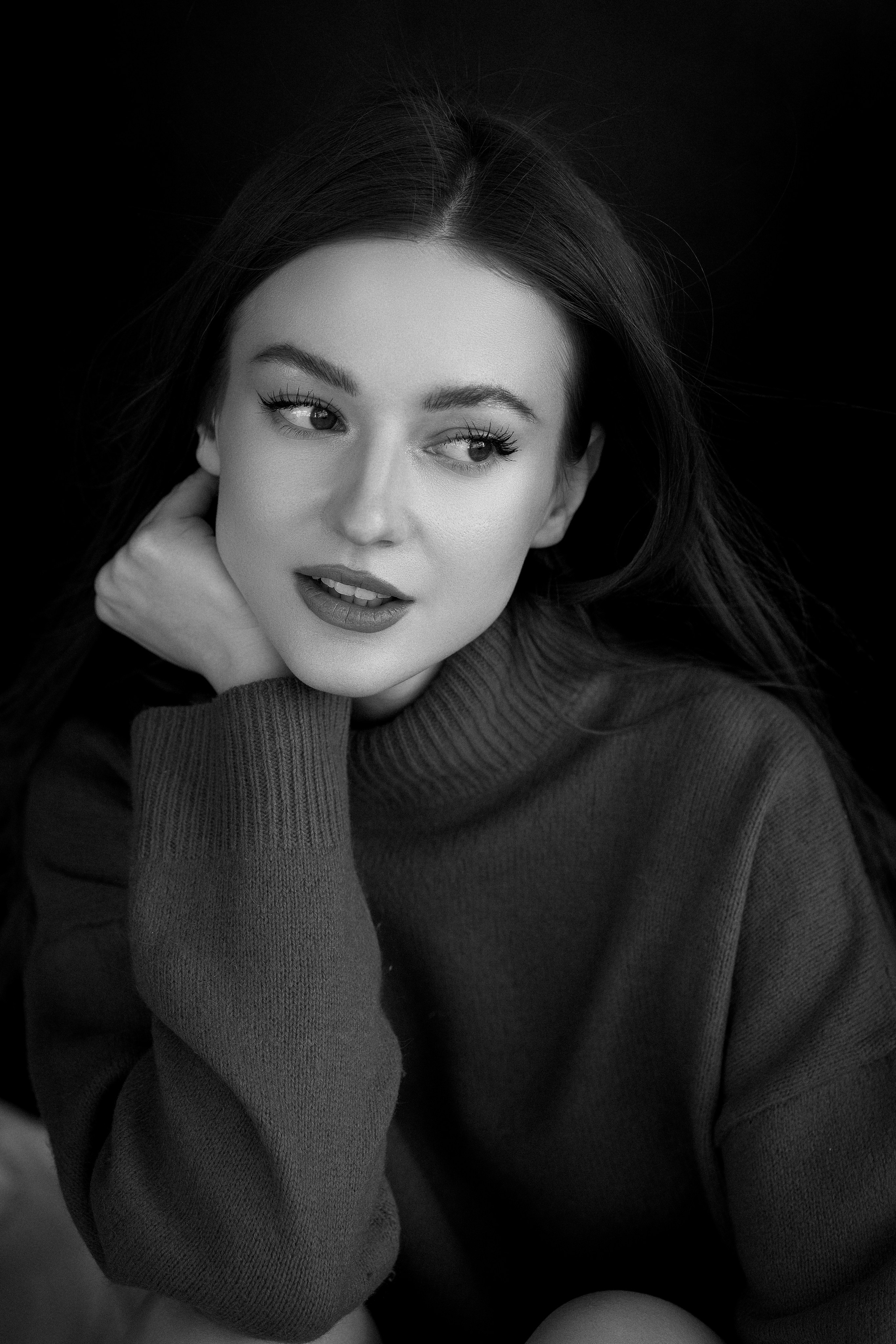 Женский портрет в студии. Фотограф Минск