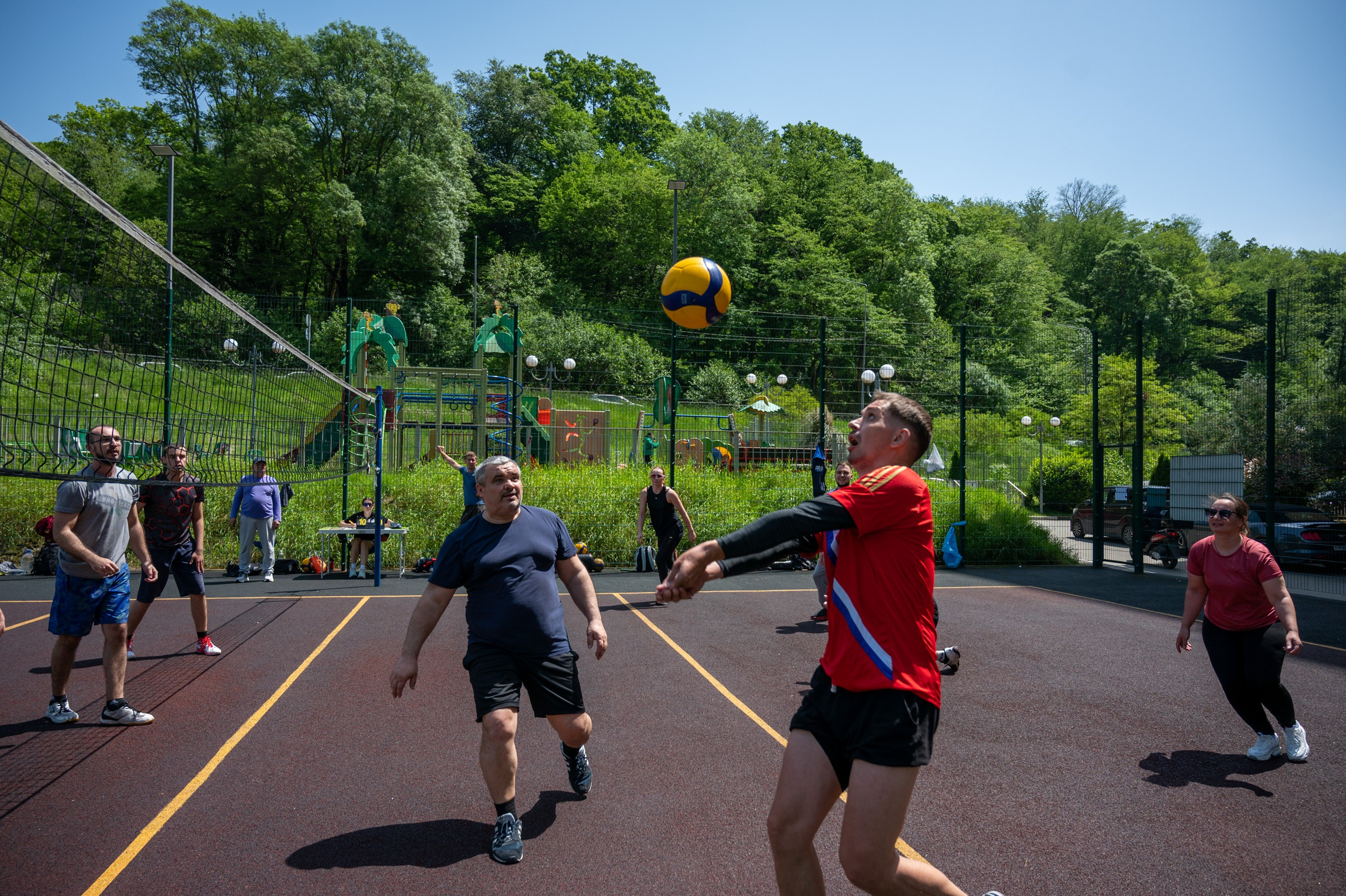 Турнир по Волейболу. Фотографирую счастливых людей в Сочи