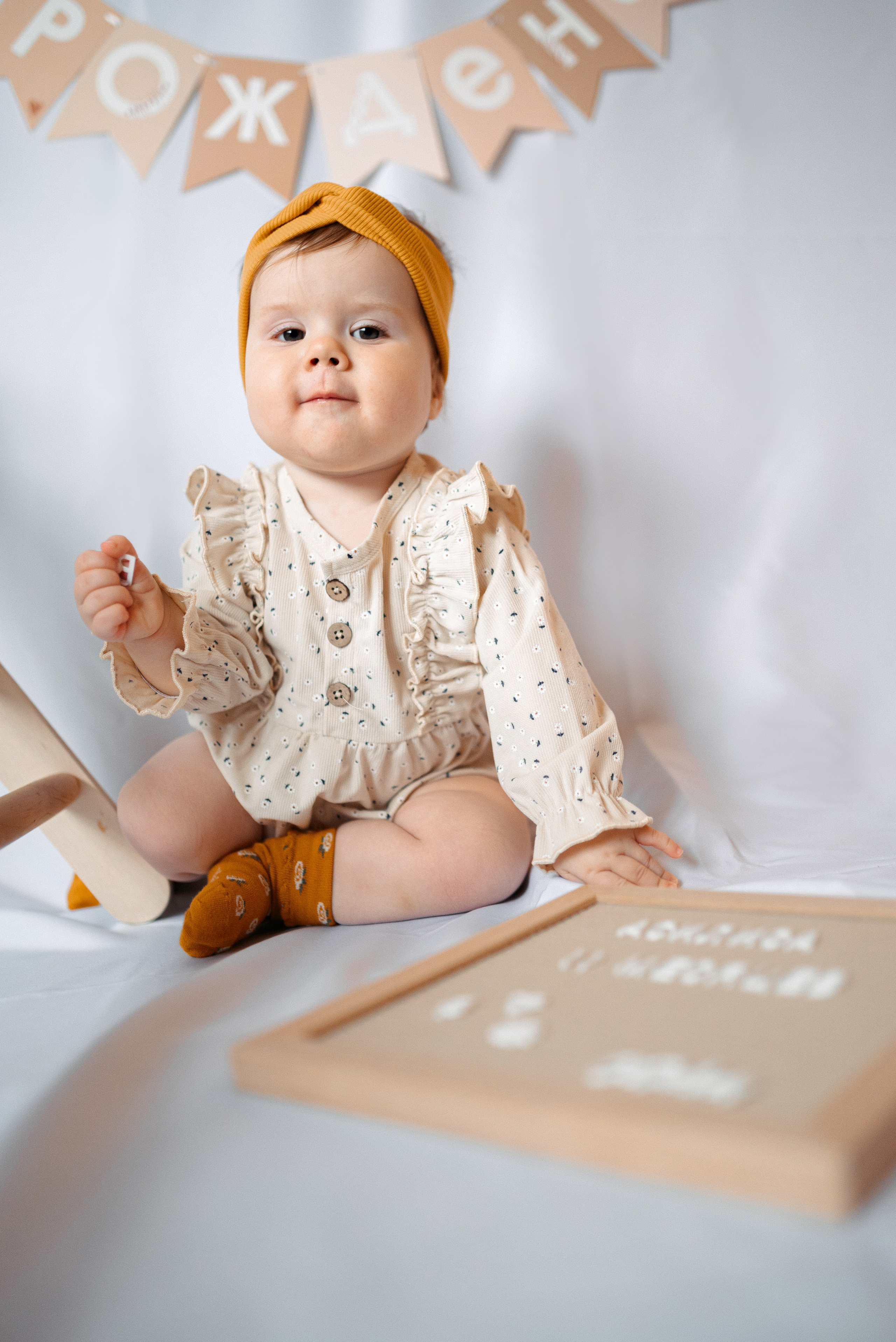 Василиса 11 месяцев. Семейный и детский фотограф в Щелково Алена Дробот