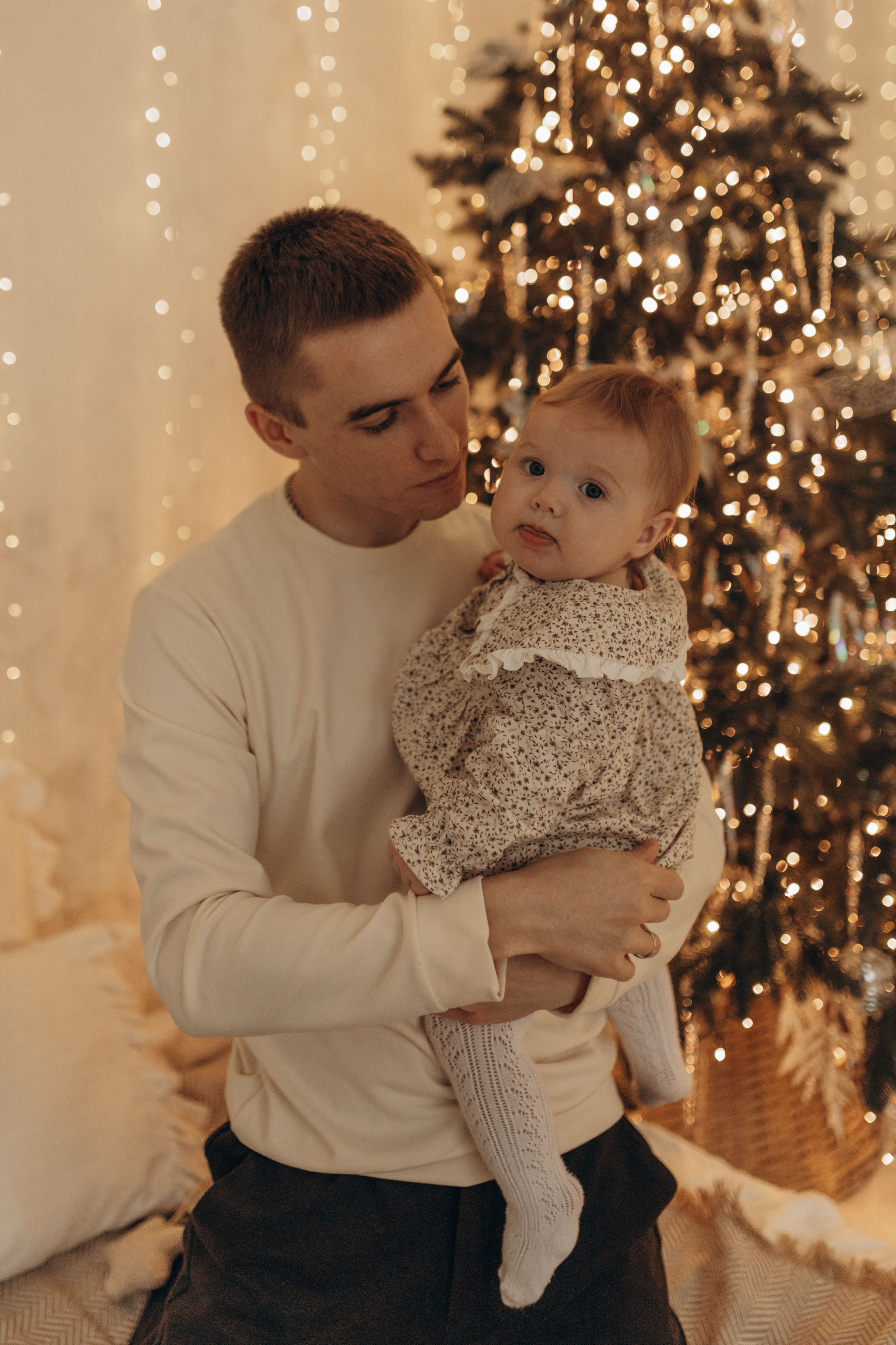 Новогодняя история Дмитрия, Полины и Анюты. Фотограф в Ставрополе Svetlana Matveeva