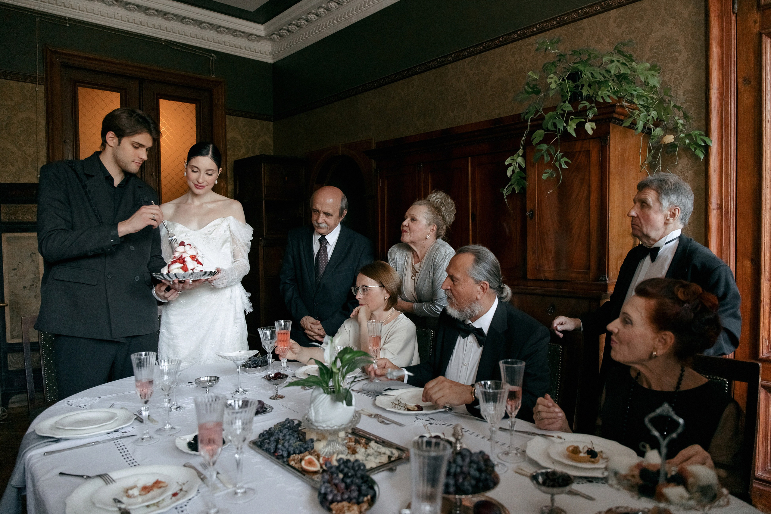 Винтажная история Полины и Дмитрия. Свадебный фотограф Москва