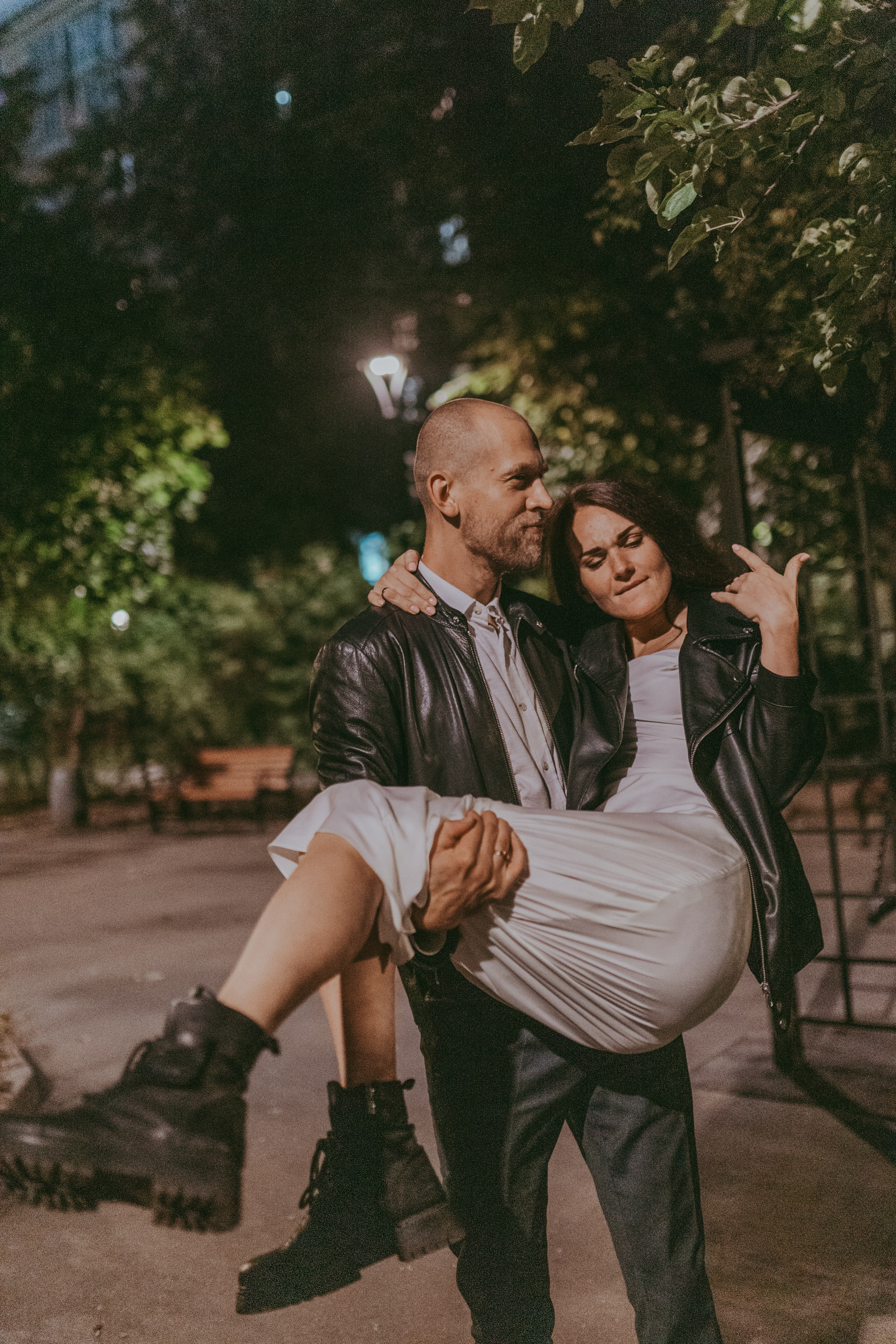 Свадебная прогулка «На крыше». Семейный и свадебный фотограф в Москве Виктория Махова