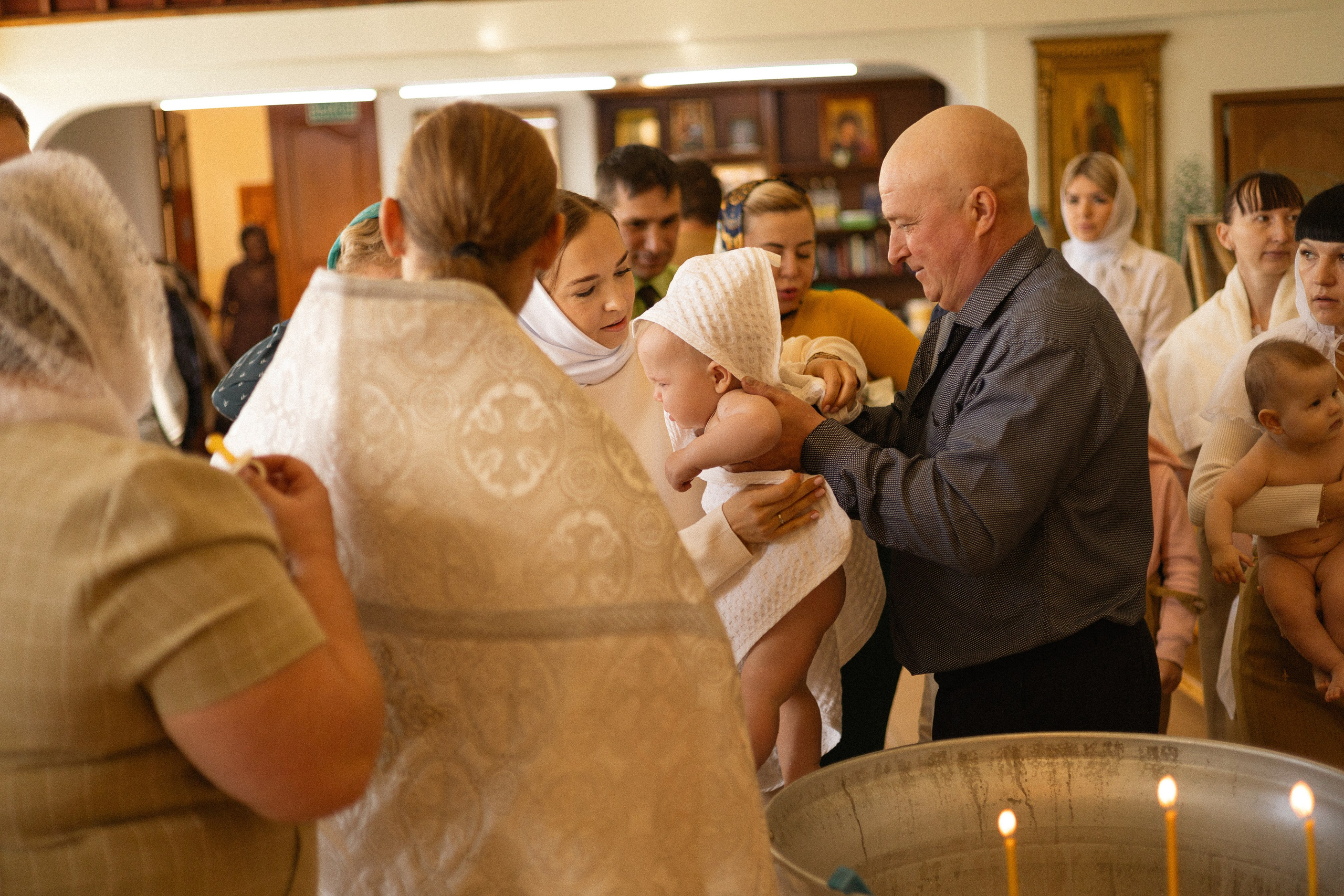 Крещение Лёвы. Фотограф в г. Чита