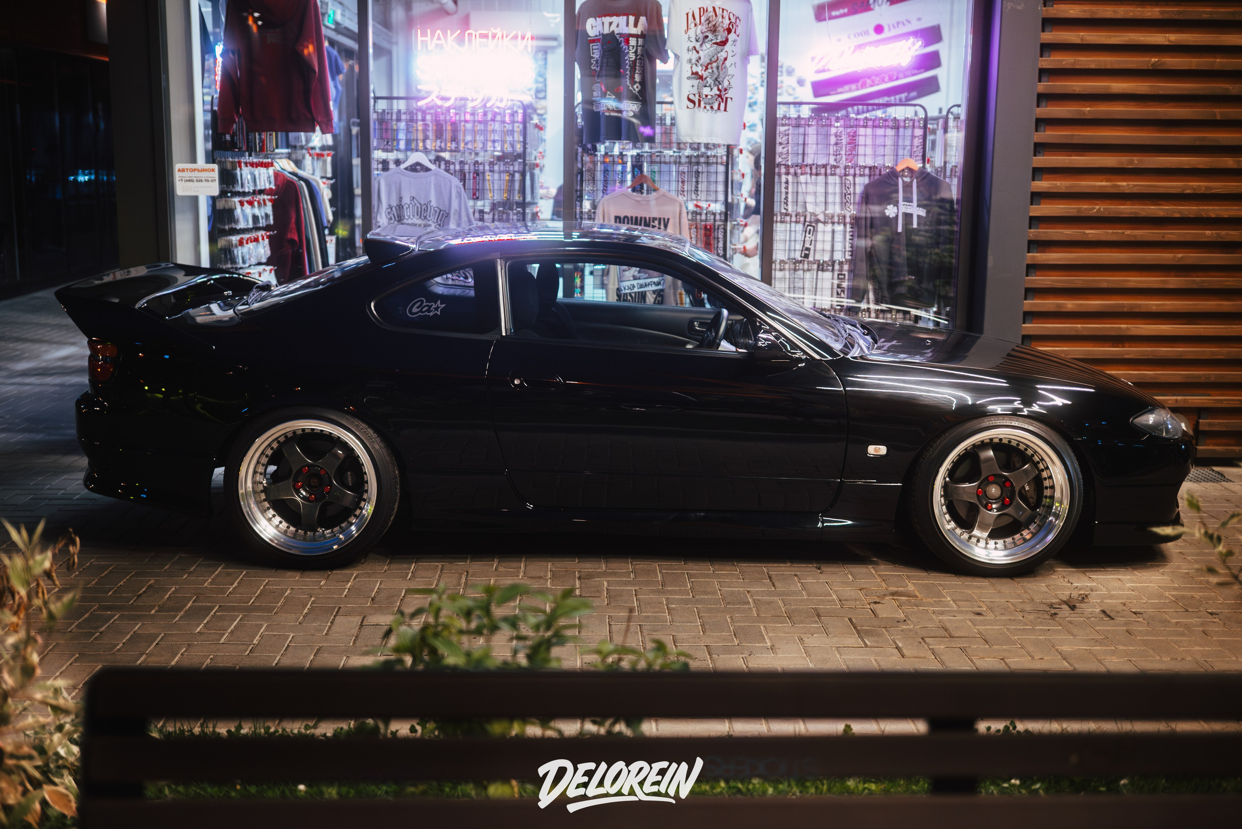 Nissan Silvia черносливка S15 @sindik_ciay. DeLorein