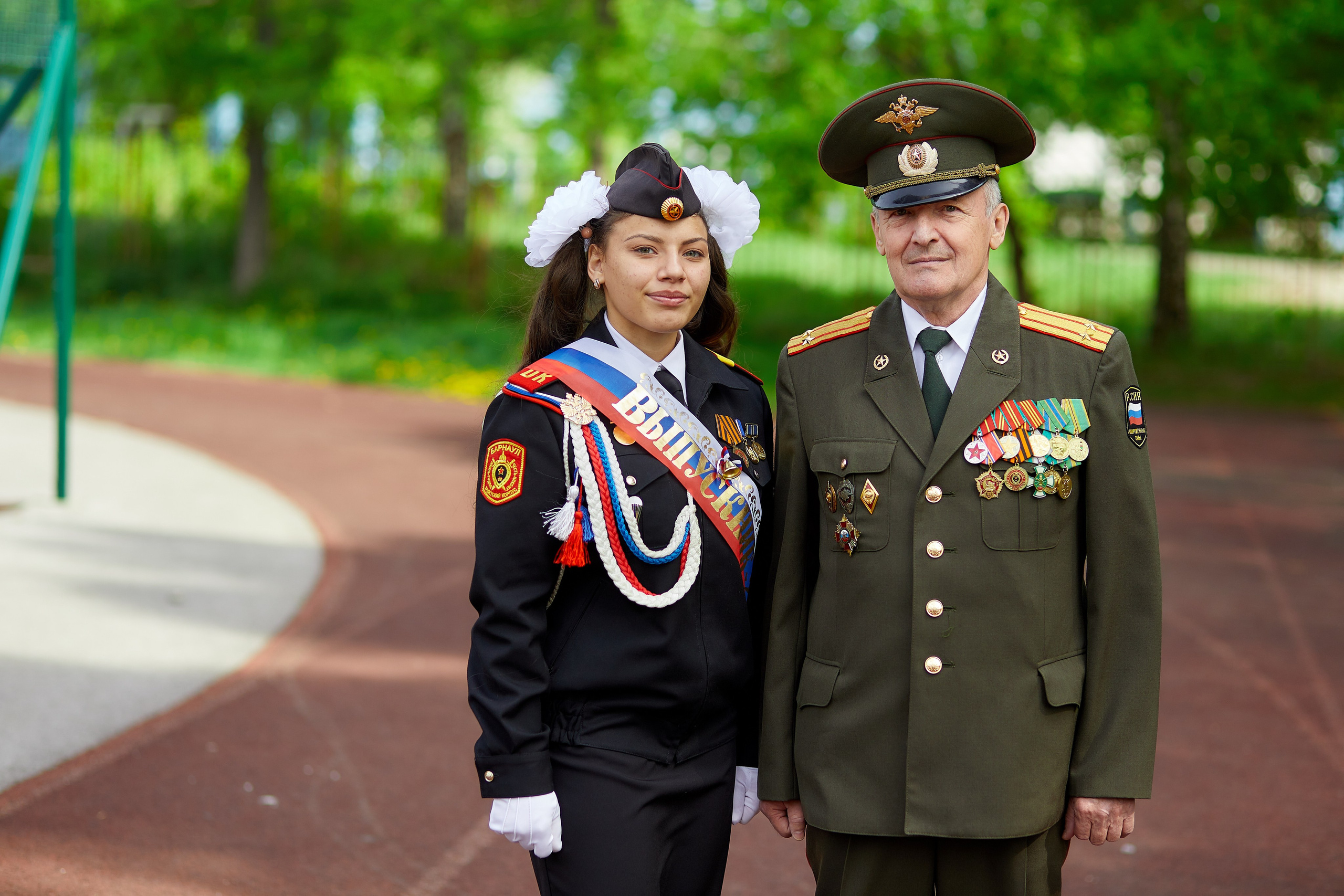 Кадеты последний звонок. Фотограф Вячеслав Фарунин