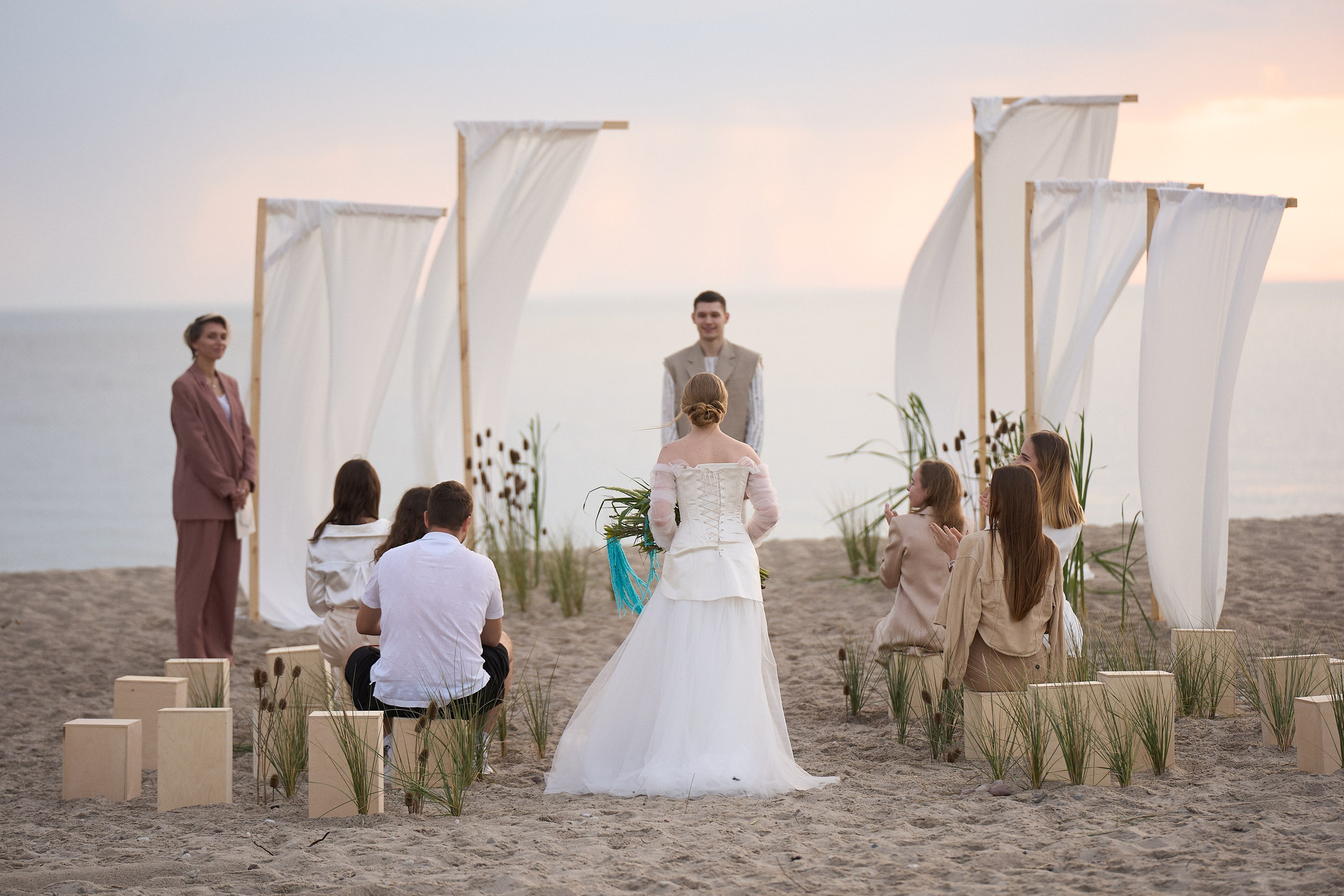 Янтарная свадьба. Калининград. Оформление свадеб, декор свадеб Вера Маркова, Москва