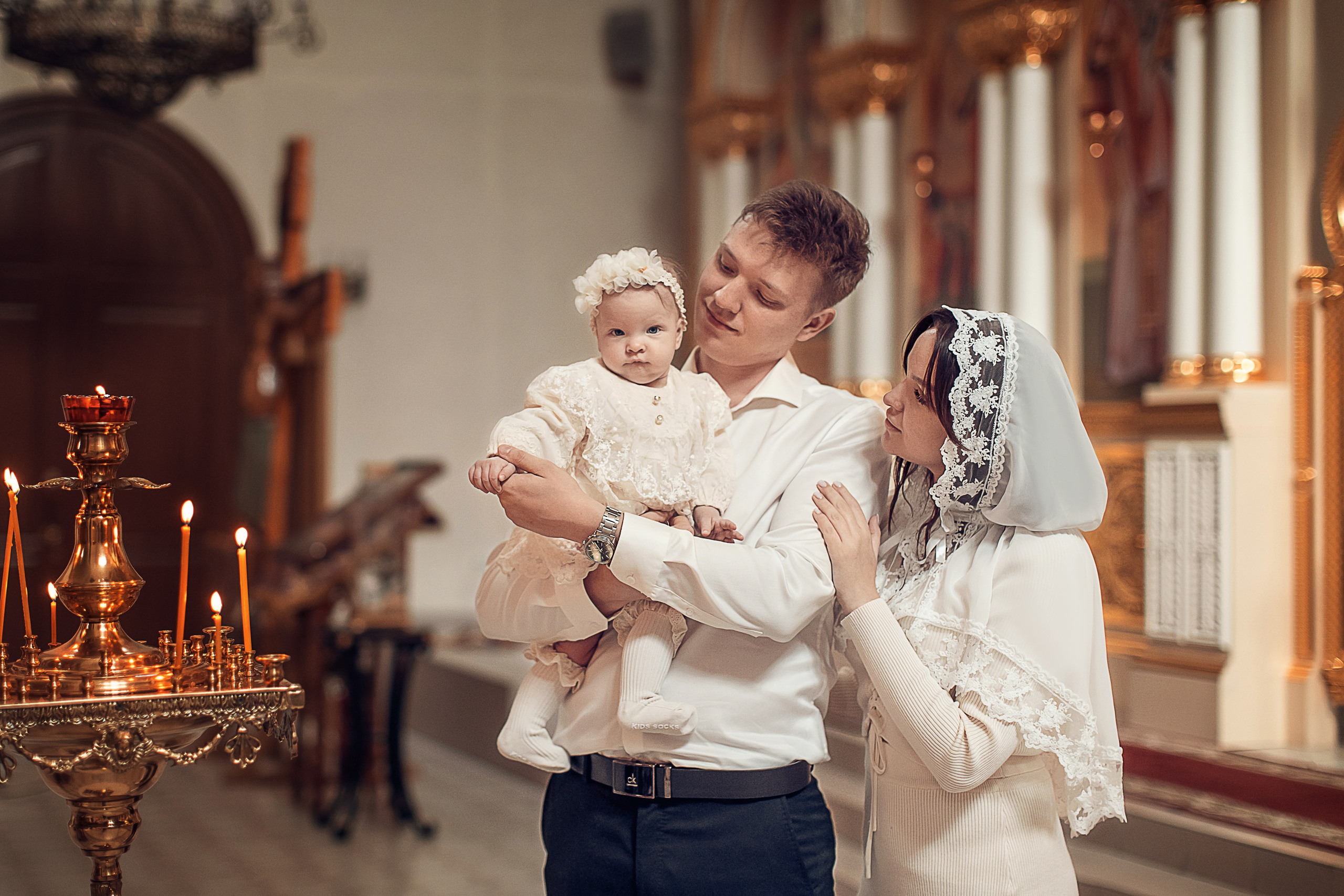 Крещение Евы в храме Спиридона Тримифунтского. Главная