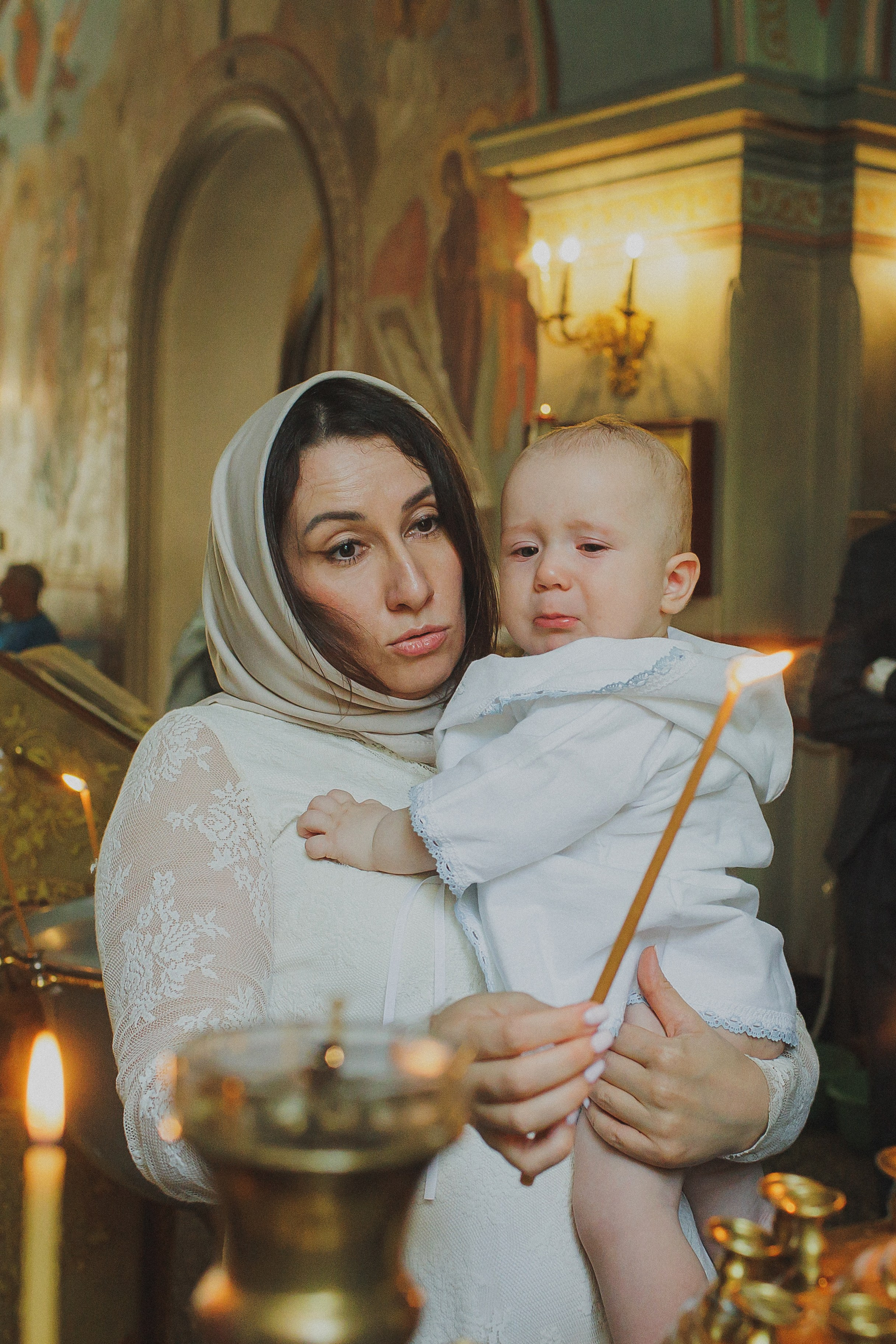 Таинство крещения в Люберцах и Москве. Фотограф в Москве и Люберцах Анна Ушакова