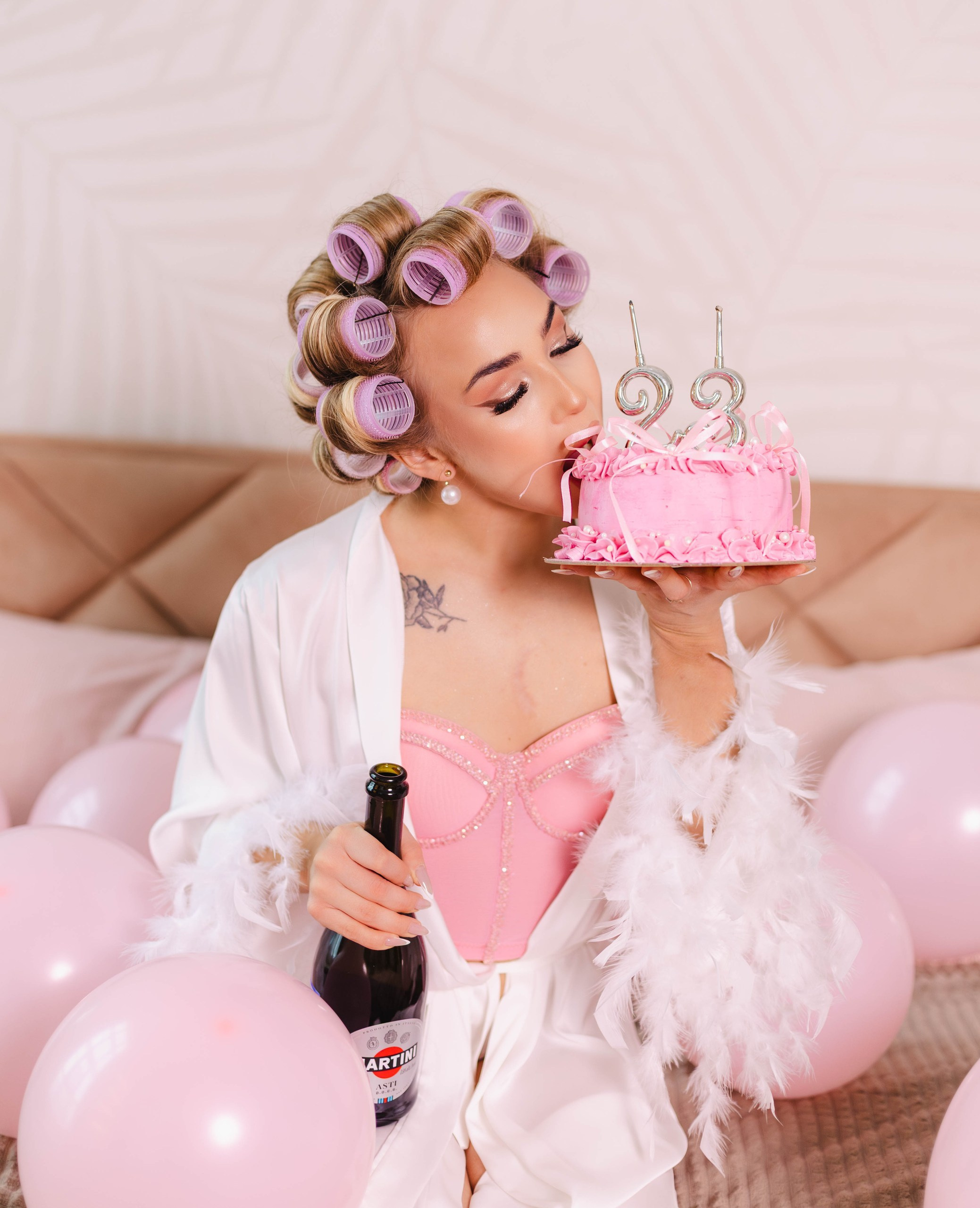 Фотосессия в студии на день рождения. Фотограф в Москве Ксюшенька