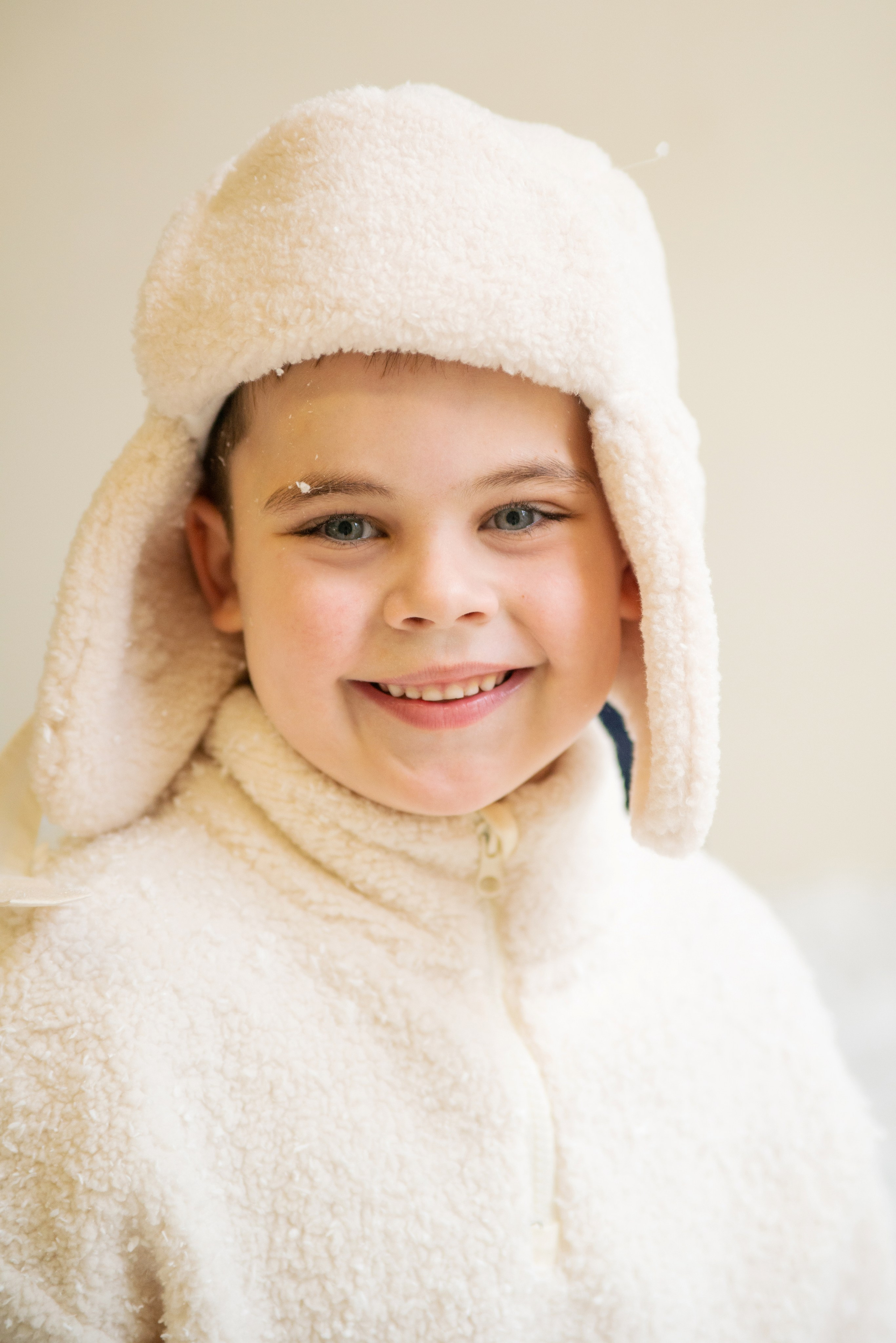 Дети в снежной студии. Фотограф и дизайнер в Москве Екатерина Лобачева