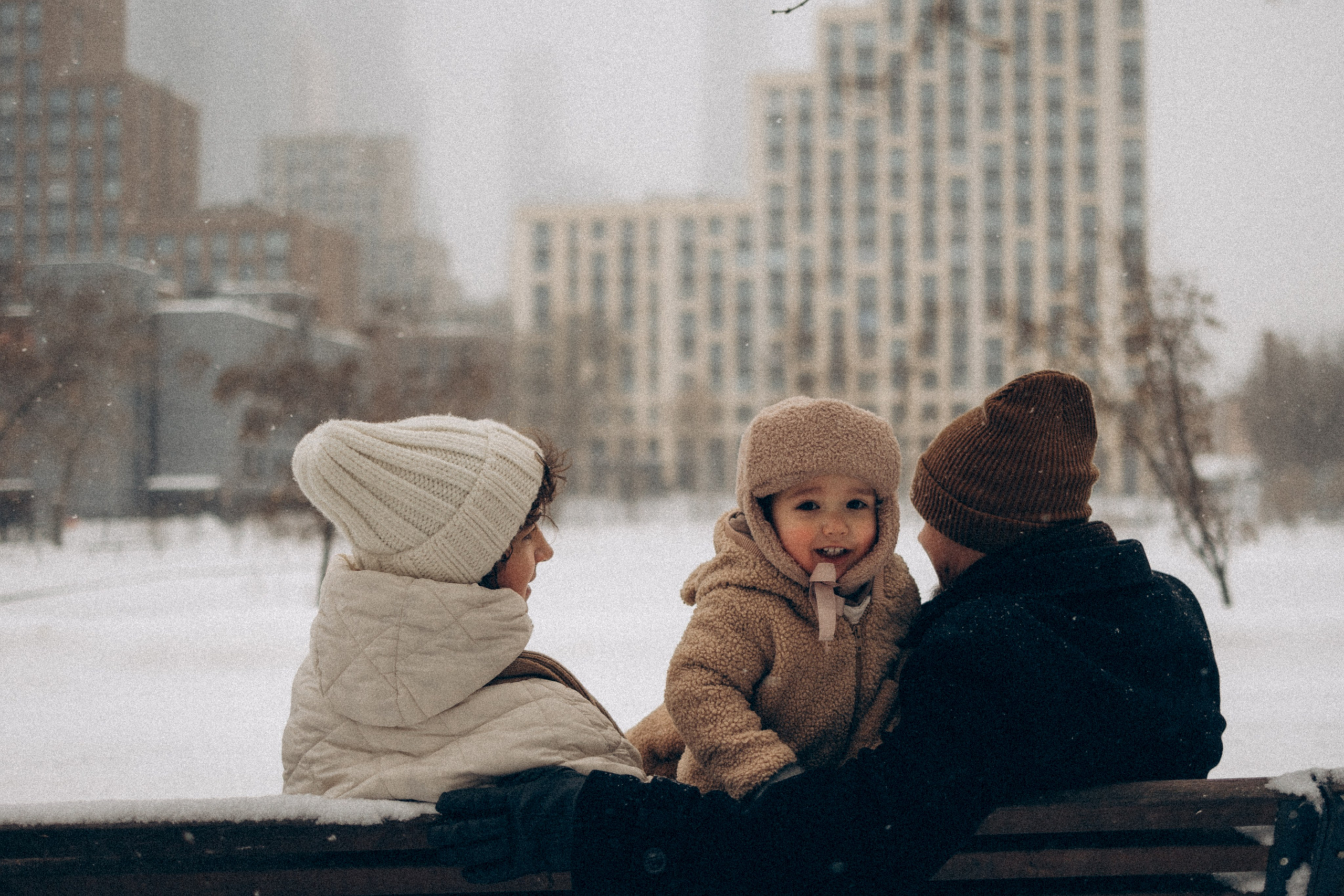 Семейная фотосессия на улице. Семейный фотограф в Москве Бунина Маргарита