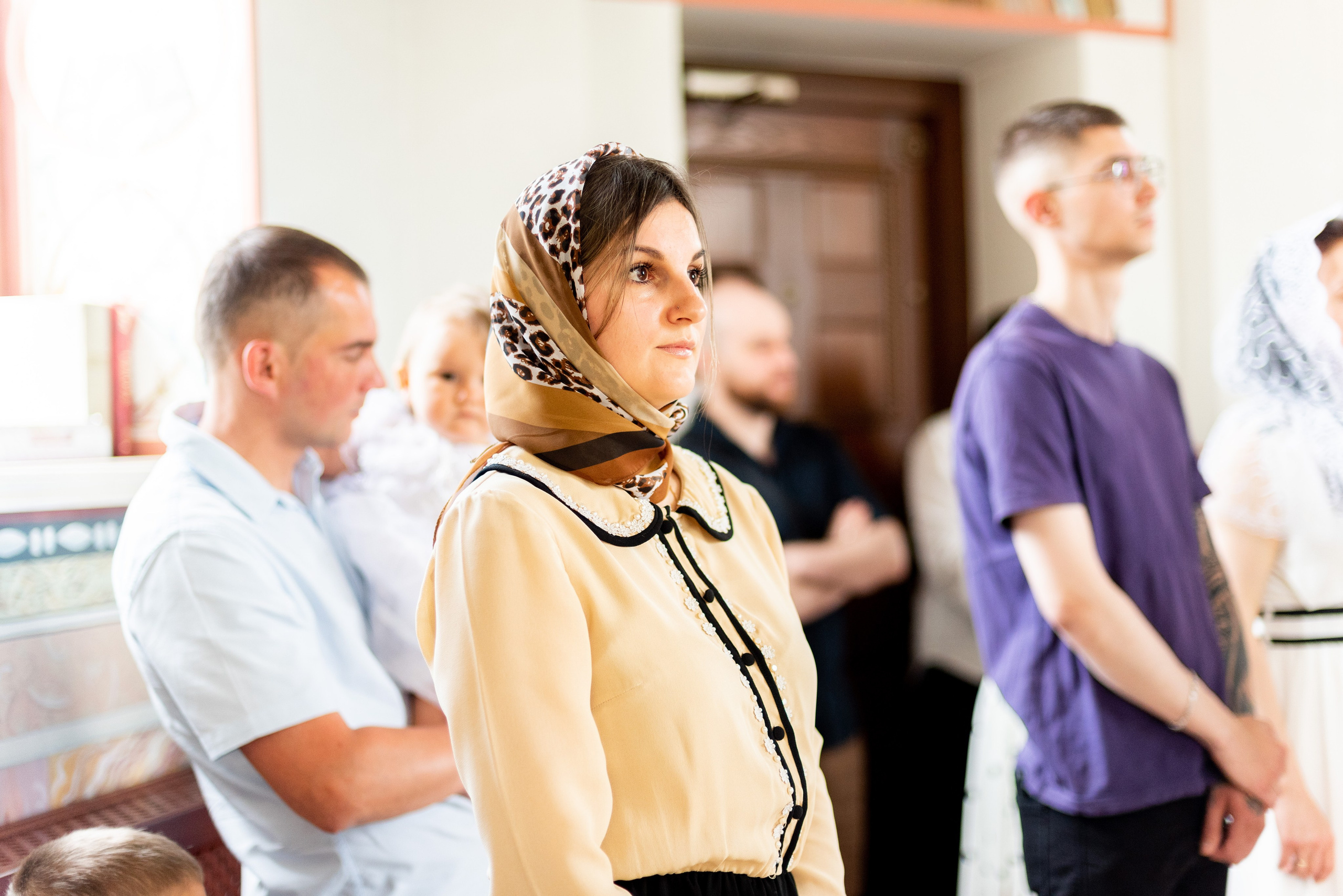 Крещение Ники. Фотограф Юлия Попова