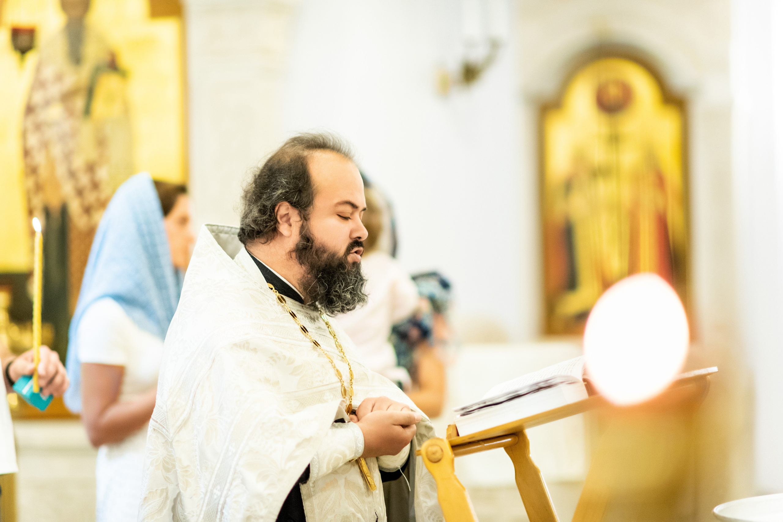 Крещении Ксении. Фотограф Юлия Попова