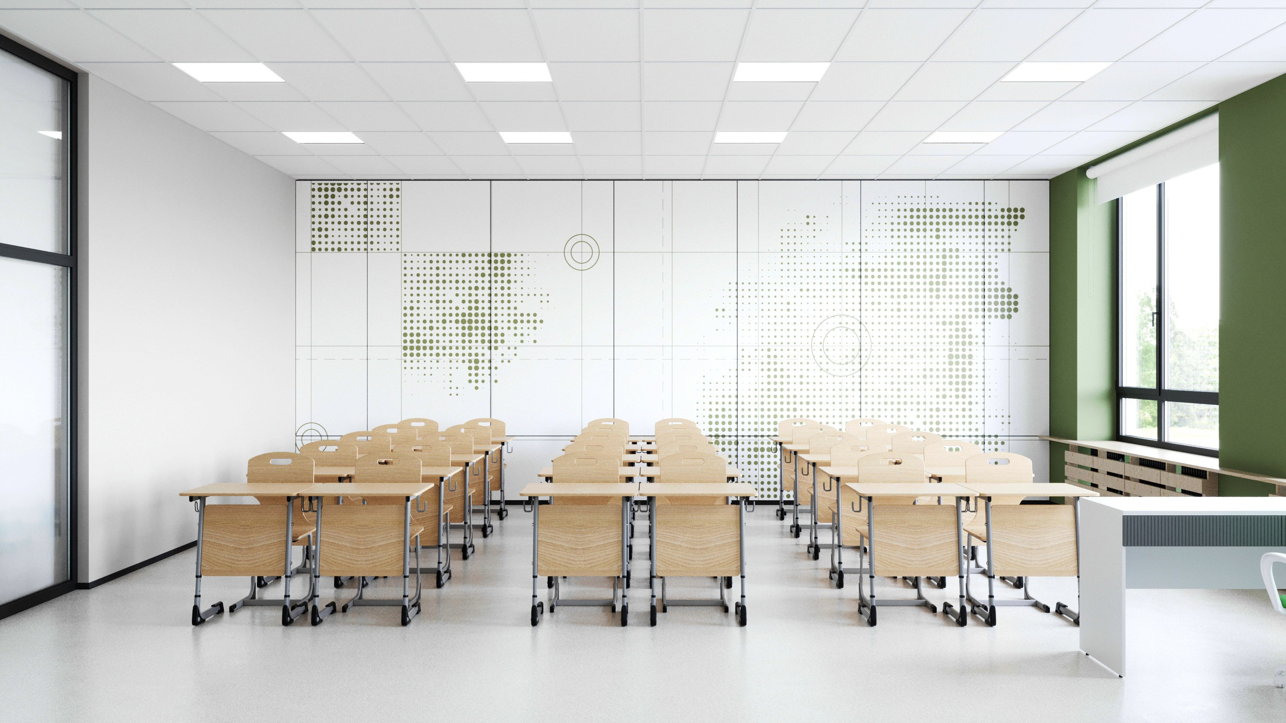 Школа в. Архитектурные интерьеры