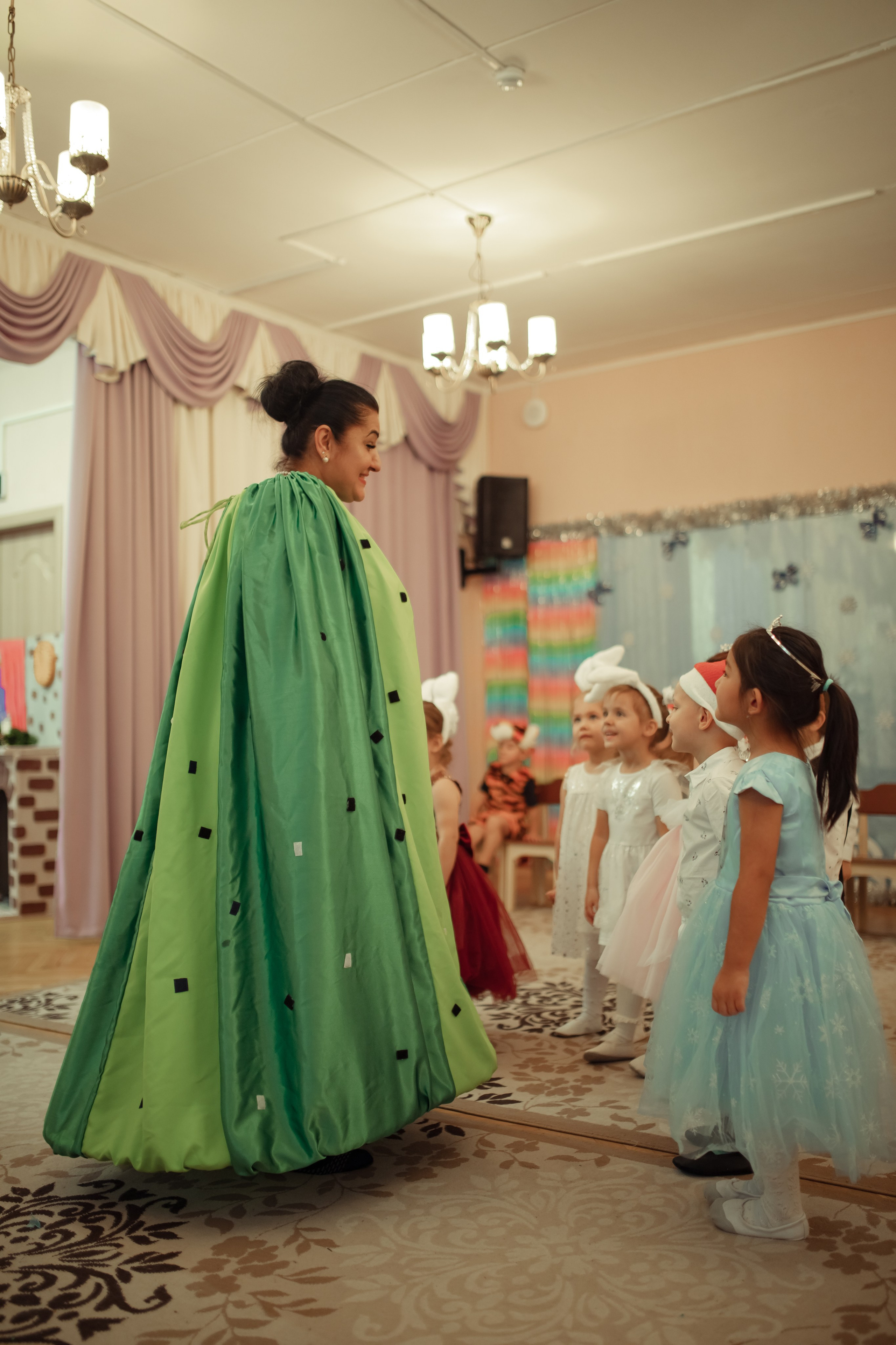 Новогодний утренник в детском саду. Семейный и детский фотограф в Москве Дорогова Екатерина