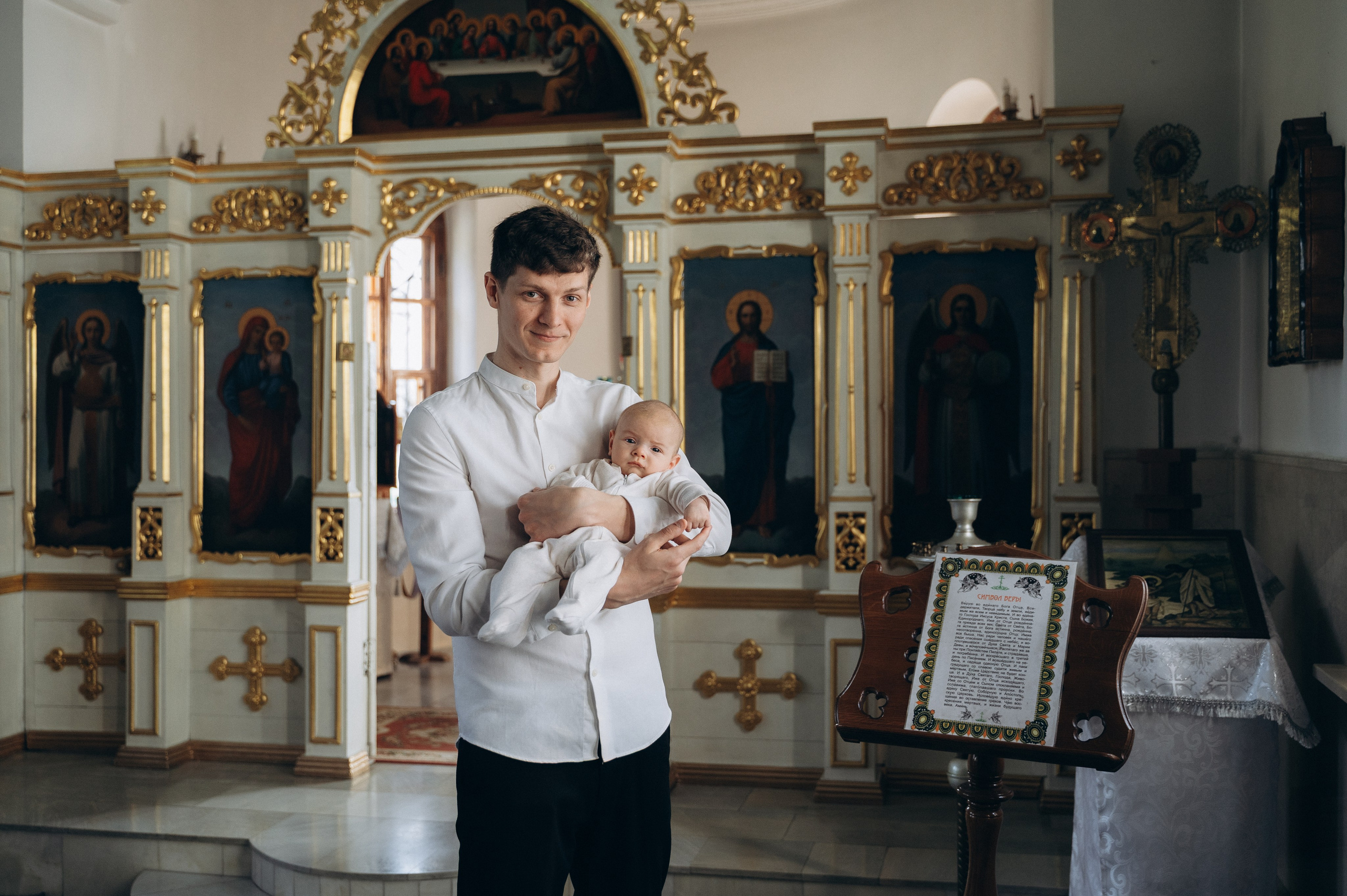 Крещение Артура (Храм Марии Магдалины). Семейный фотограф в Минске Дарья Дреко