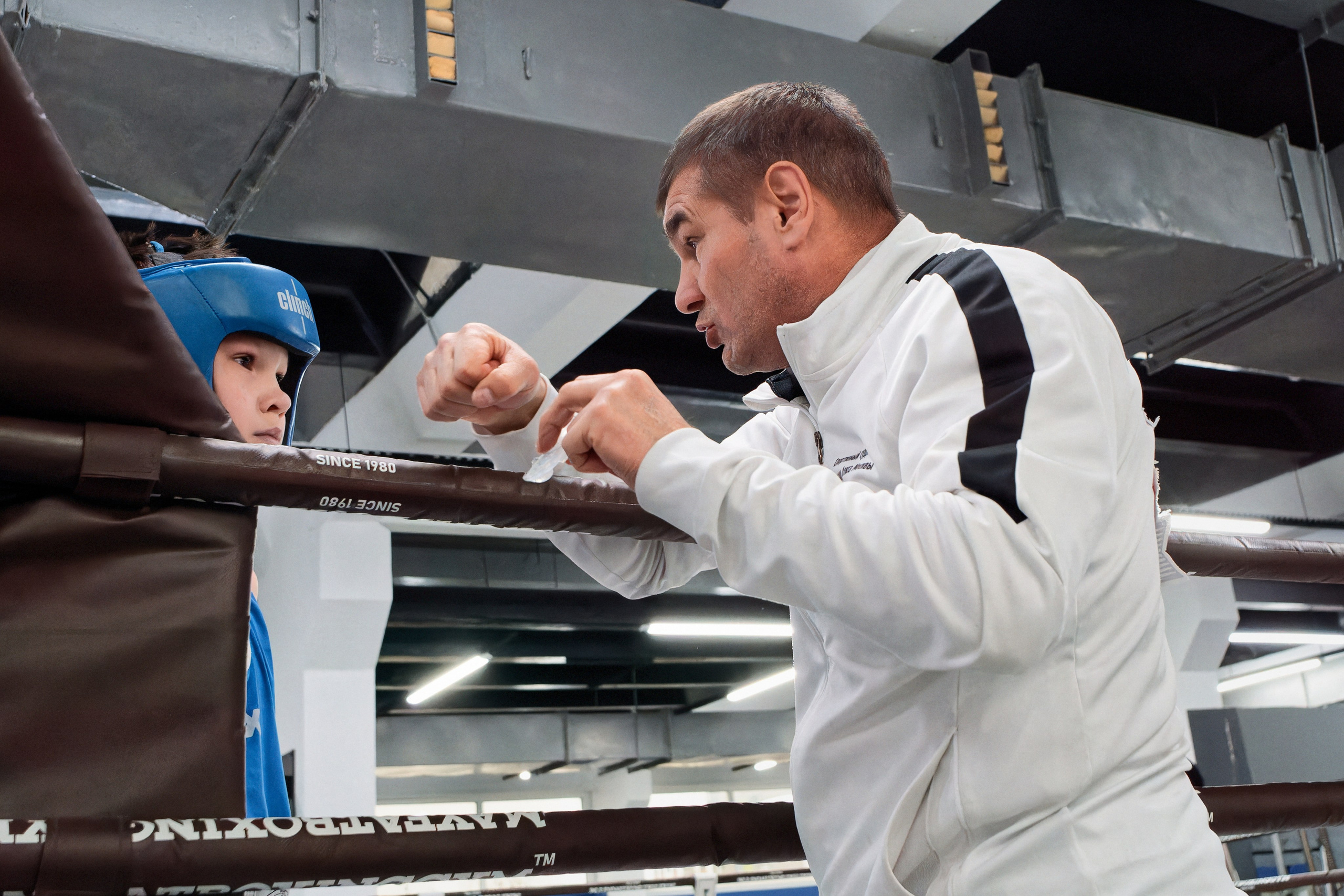 «Открытый ринг» в школе бокса Сергея Майфата. Зеленоград, 12.11.2023 г. Фотограф Никифоров-Гордеев Сергей. Москва и МО