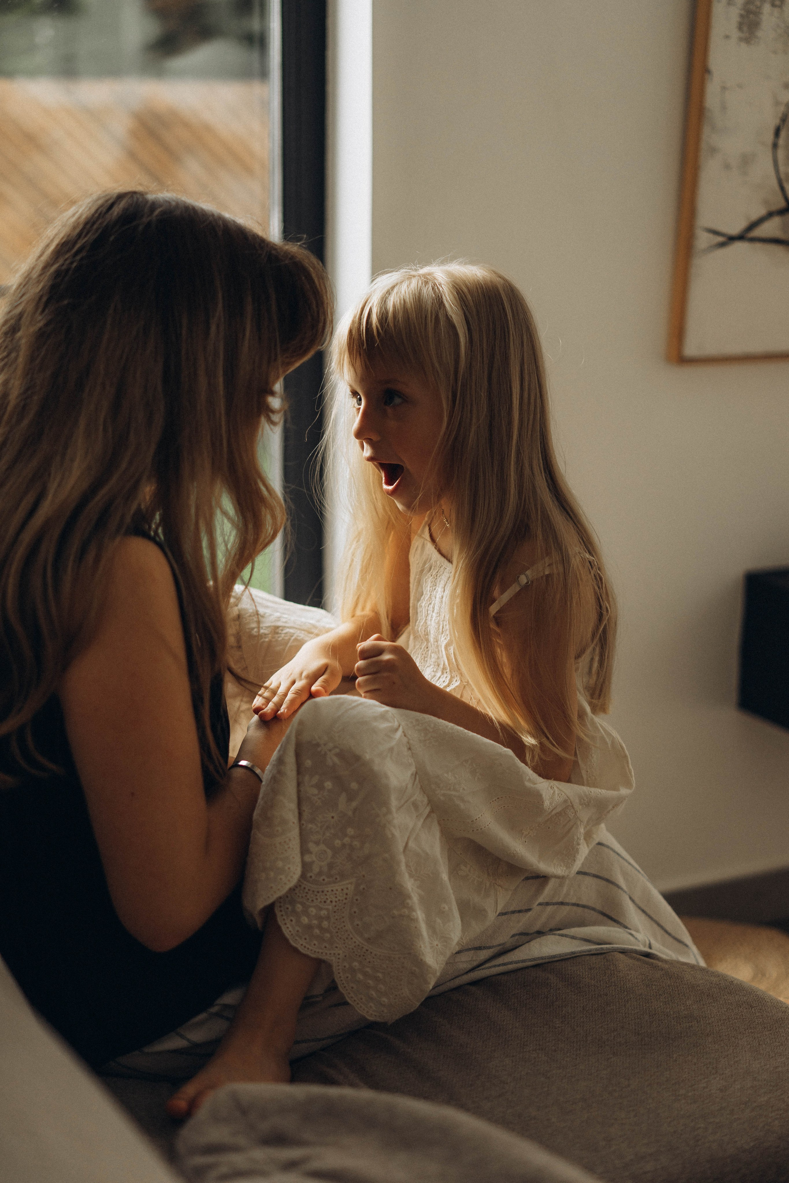 Фотосессия домашняя мама и дочка. Фотограф Екатеринбург Кокшарова Александра