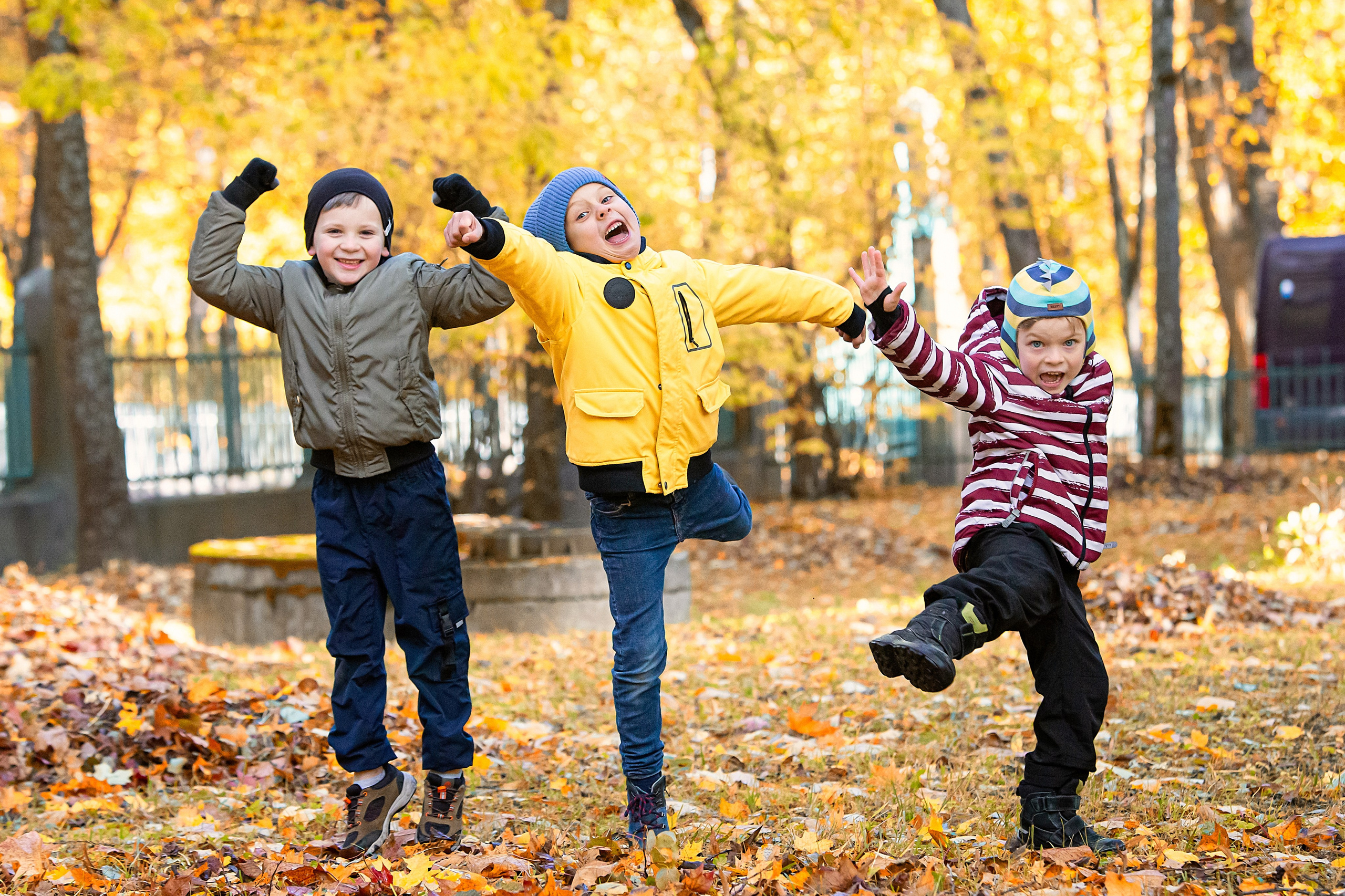 Осень в детском саду. Свадебный, семейный, детский фотограф в Санкт-Петербурге