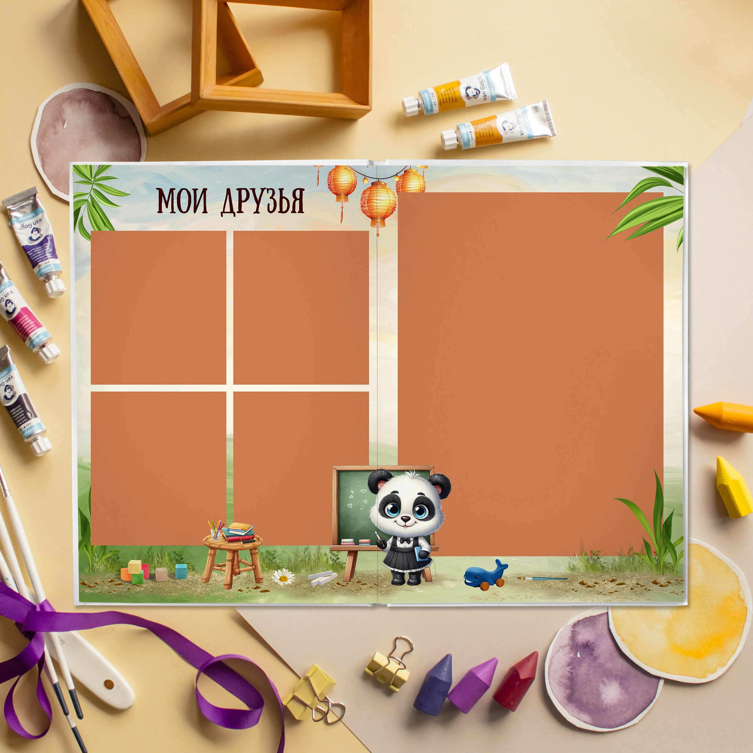 Дизайн «панды» фото. Выпускные альбомы в Подольске Москве и МО