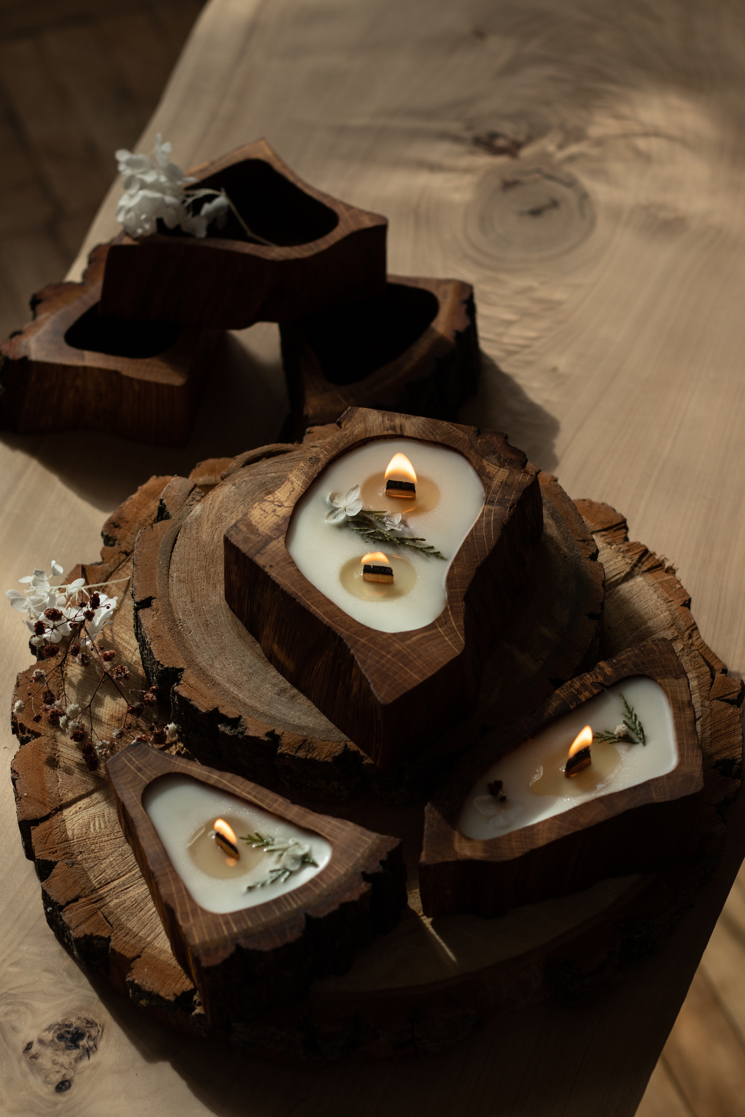 Свечи в дереве. Фотограф в Краснодаре Арина Кудряшова
