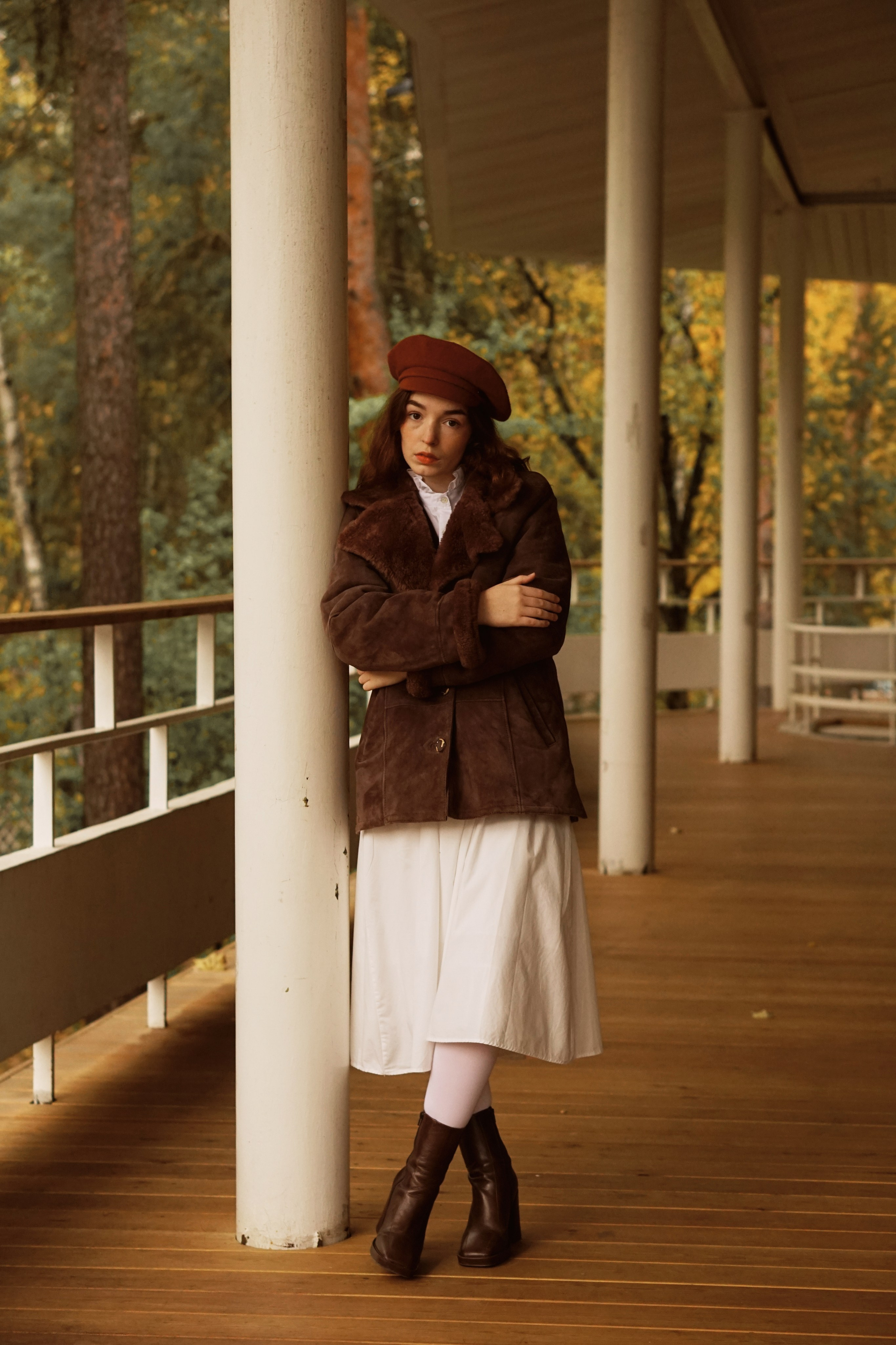 Лиза — Переделкино осеннее. Фотограф Москва — Полина Робин