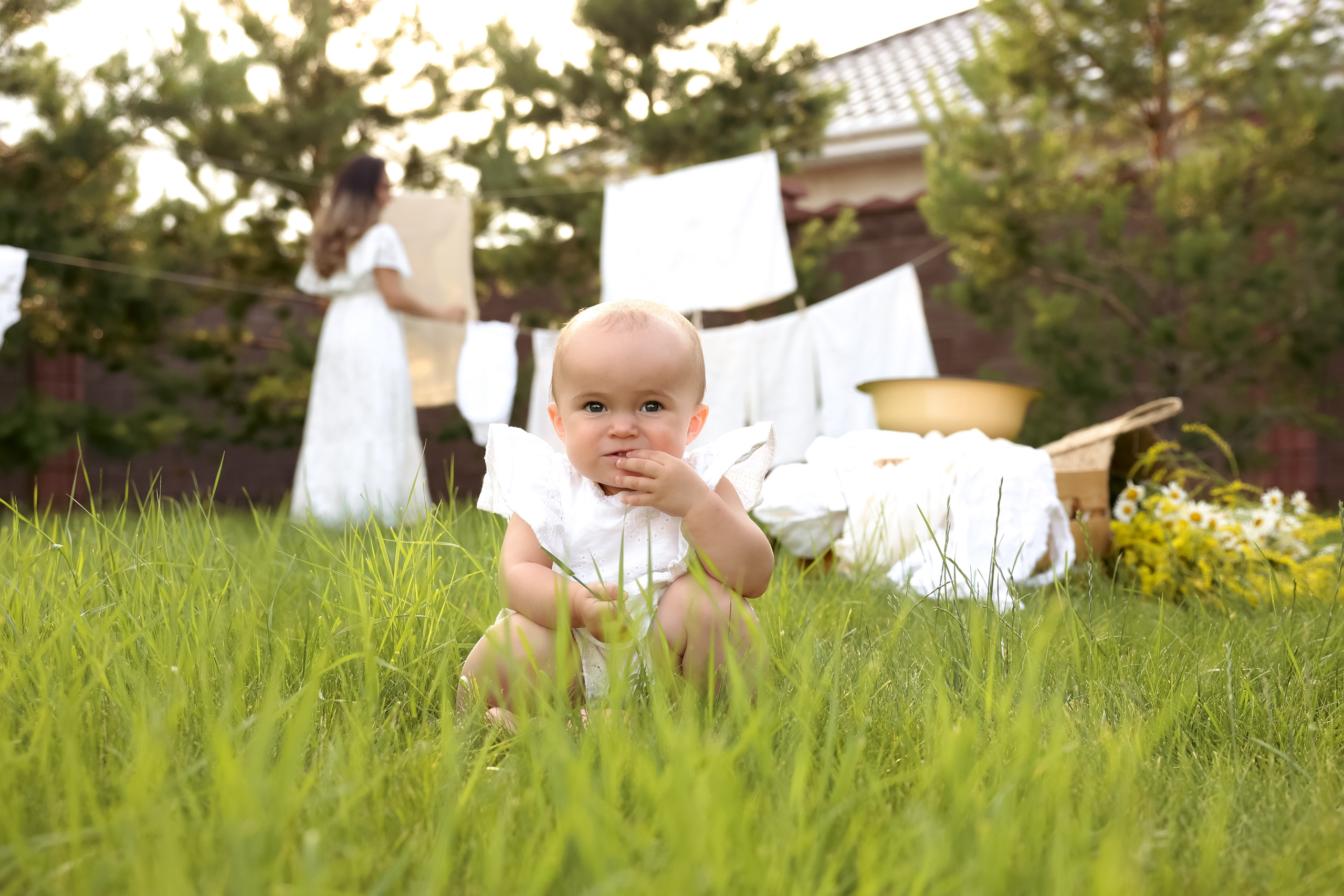 Большая стирка. Ваш семейный newborn и lifestyle фотограф в СПБ Наталья Журавлева