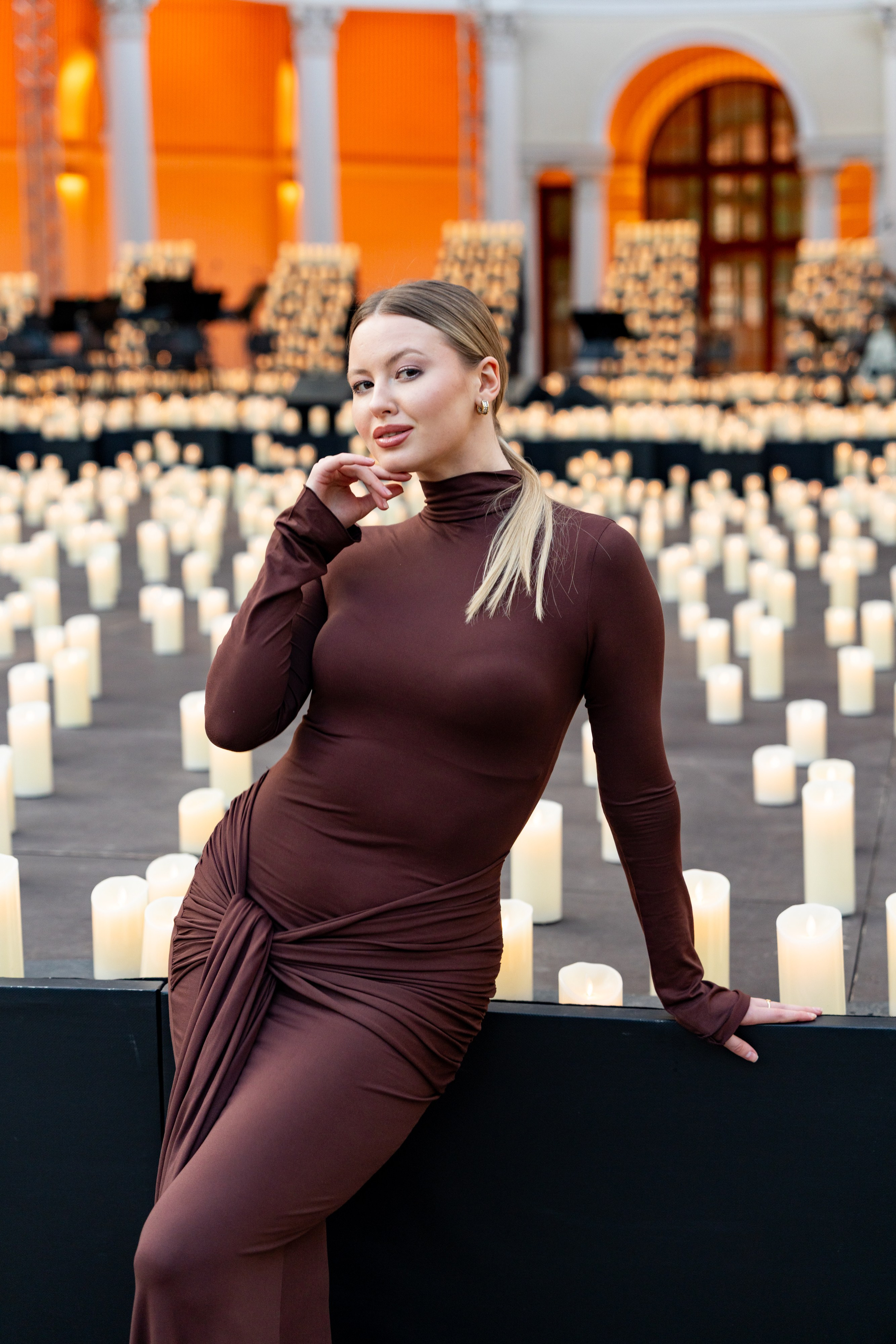 Симфонический оркестр Lumisfera при свечах. Фотограф Никита Комаров