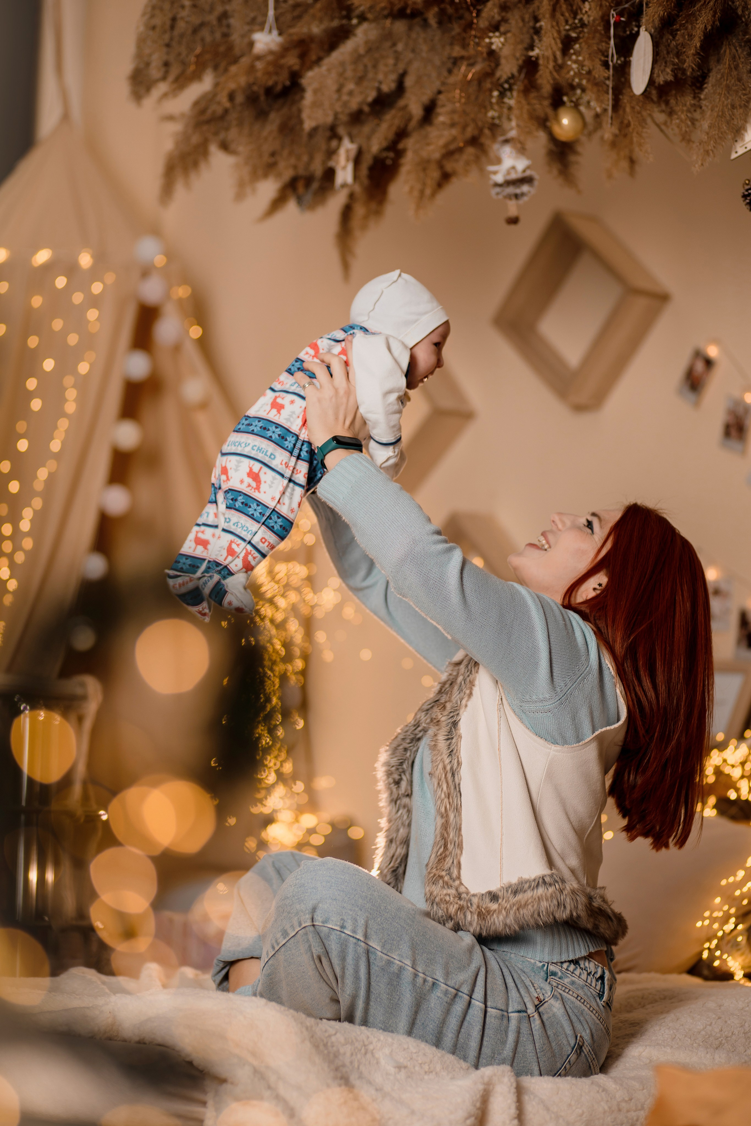 Лия и Саида с детками. Свадебный и семейный фотограф в Каспийске Алёна Нурмагомедова