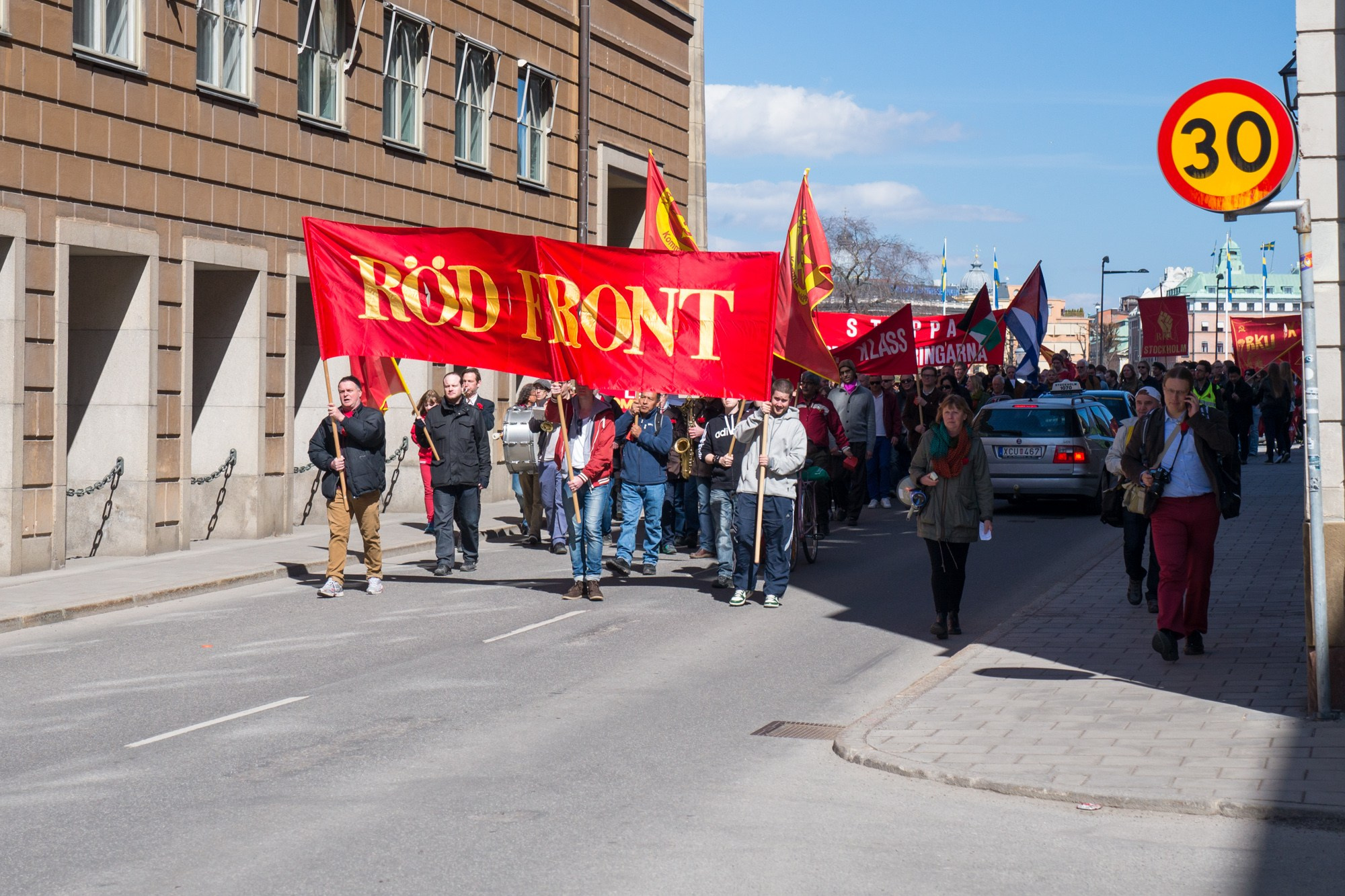 Швеция, Стокгольм, 1 мая. Фотограф Алексей Скоробогатько