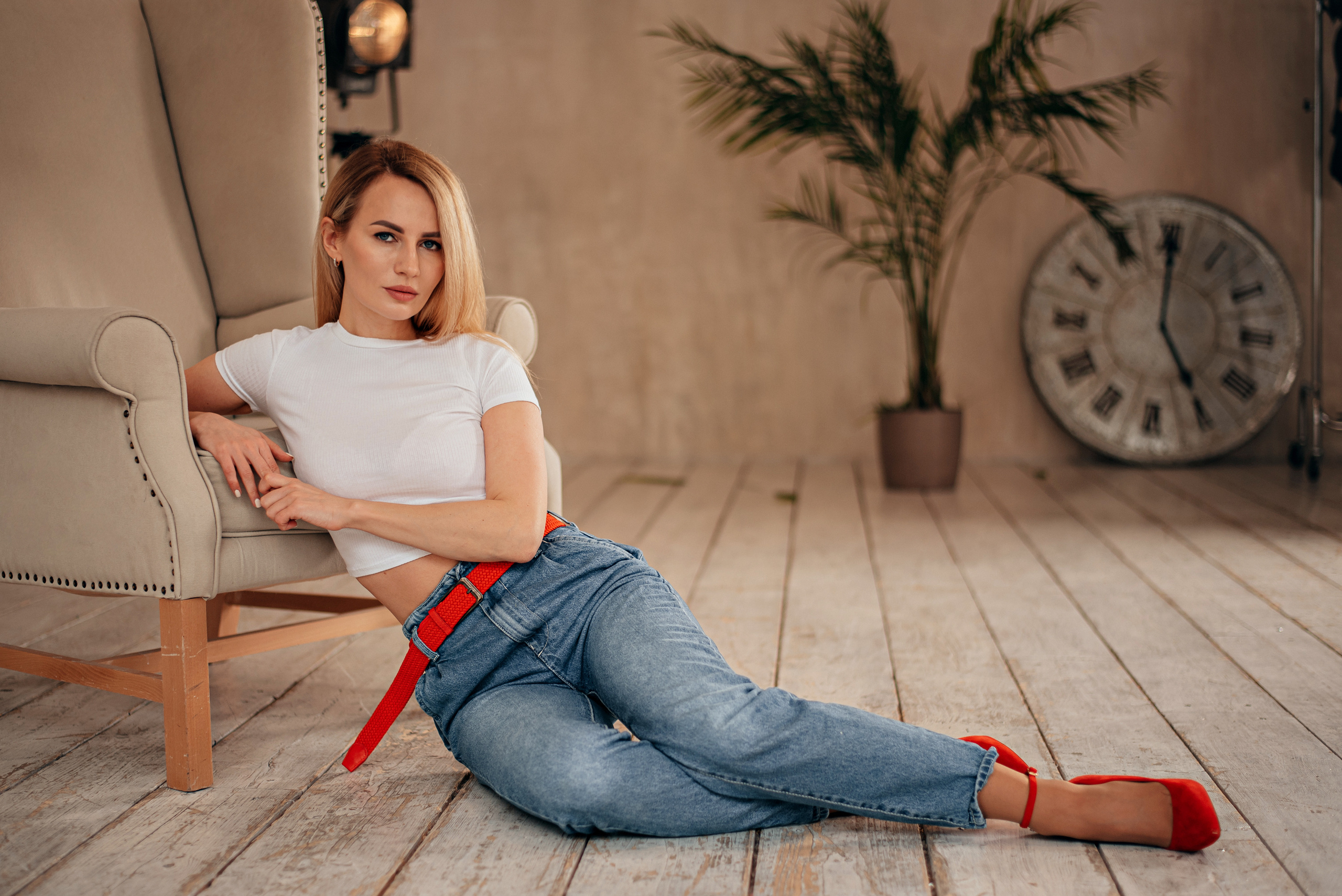 Марина (Индивидуальная фотосессия в студии). Фотограф Москва