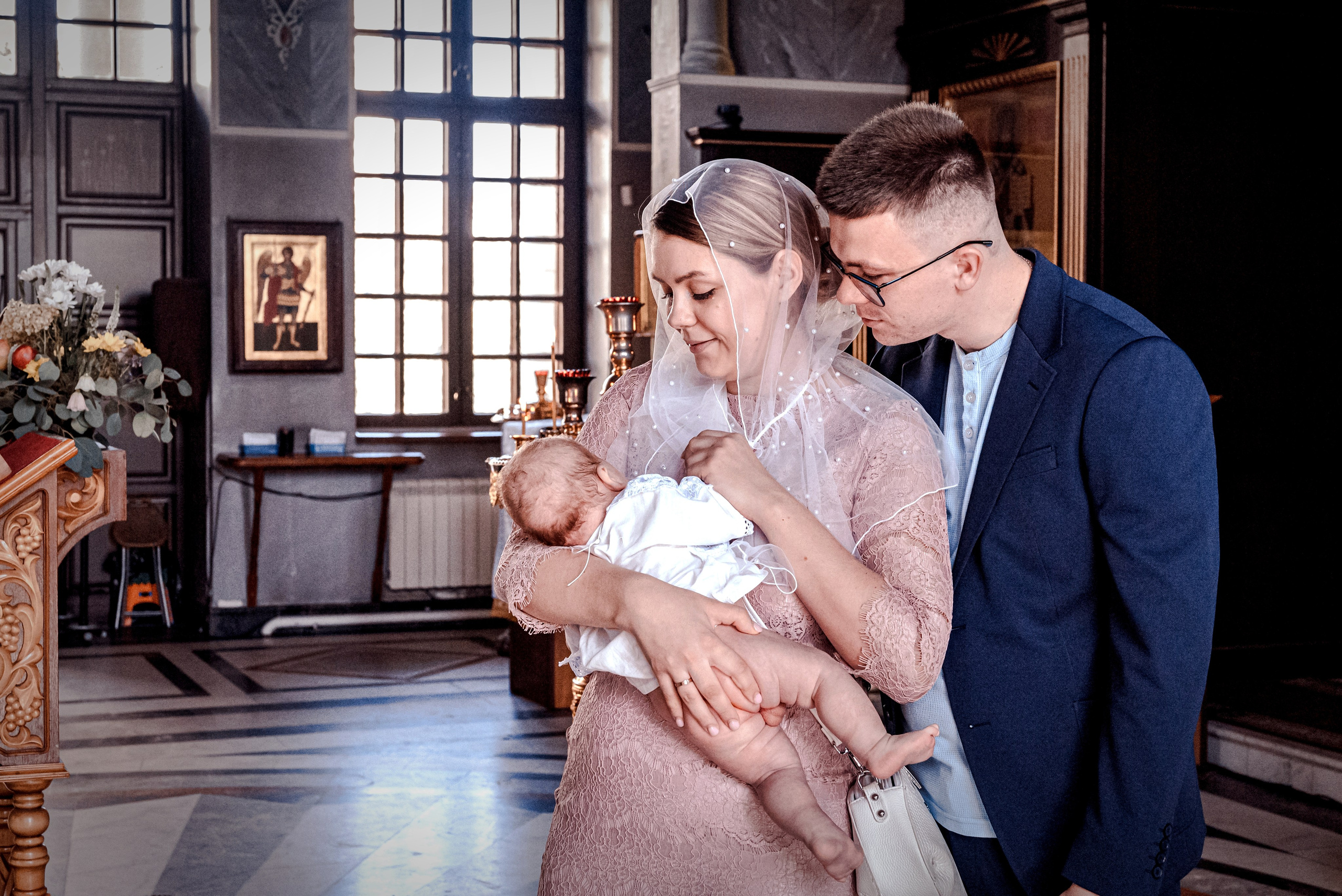 Крещение Екатерина. Семейный и детский фотограф Москва