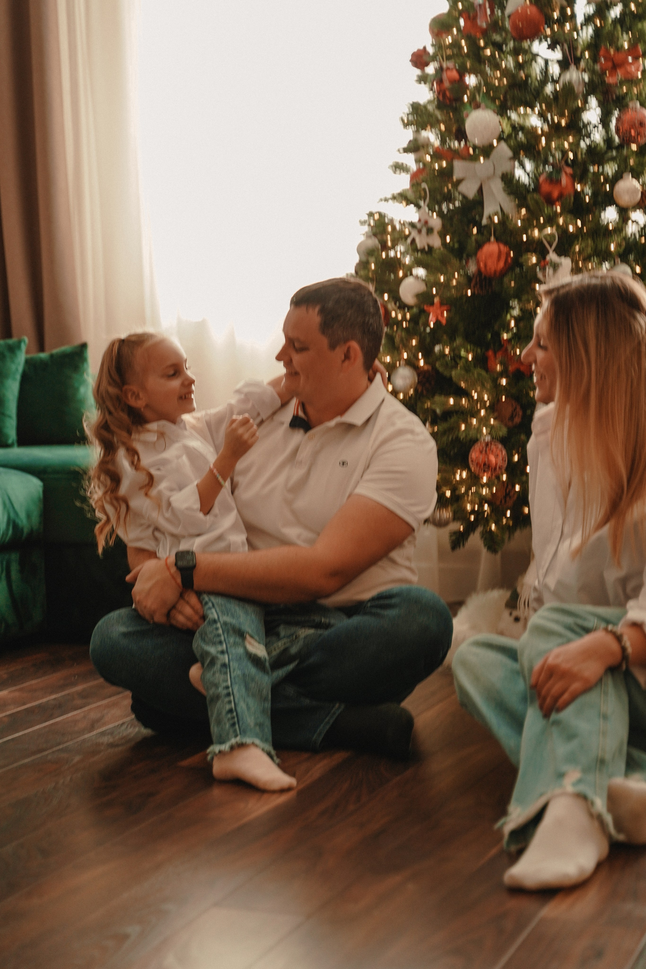 Домашняя Новогодняя фотосессия. Семейный и женский фотограф в Краснодаре Анастасия Приймак