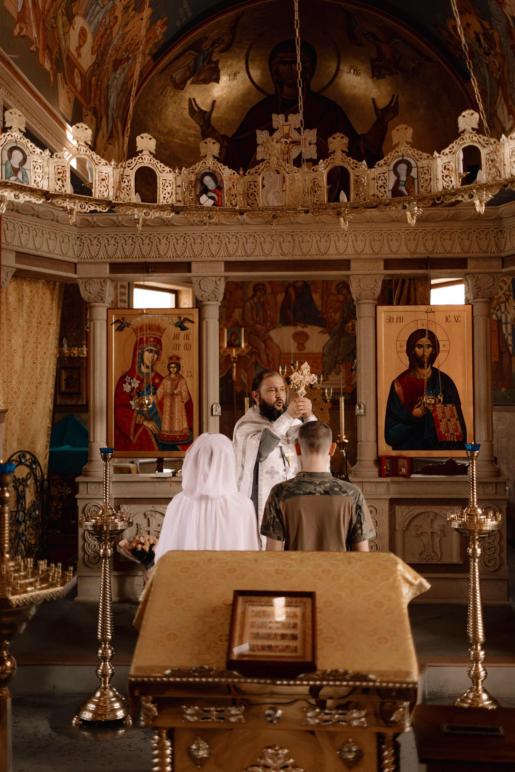 Таинство Венчания Олега и Ольги. Семейный фотограф в Краснодаре Храмова Анна