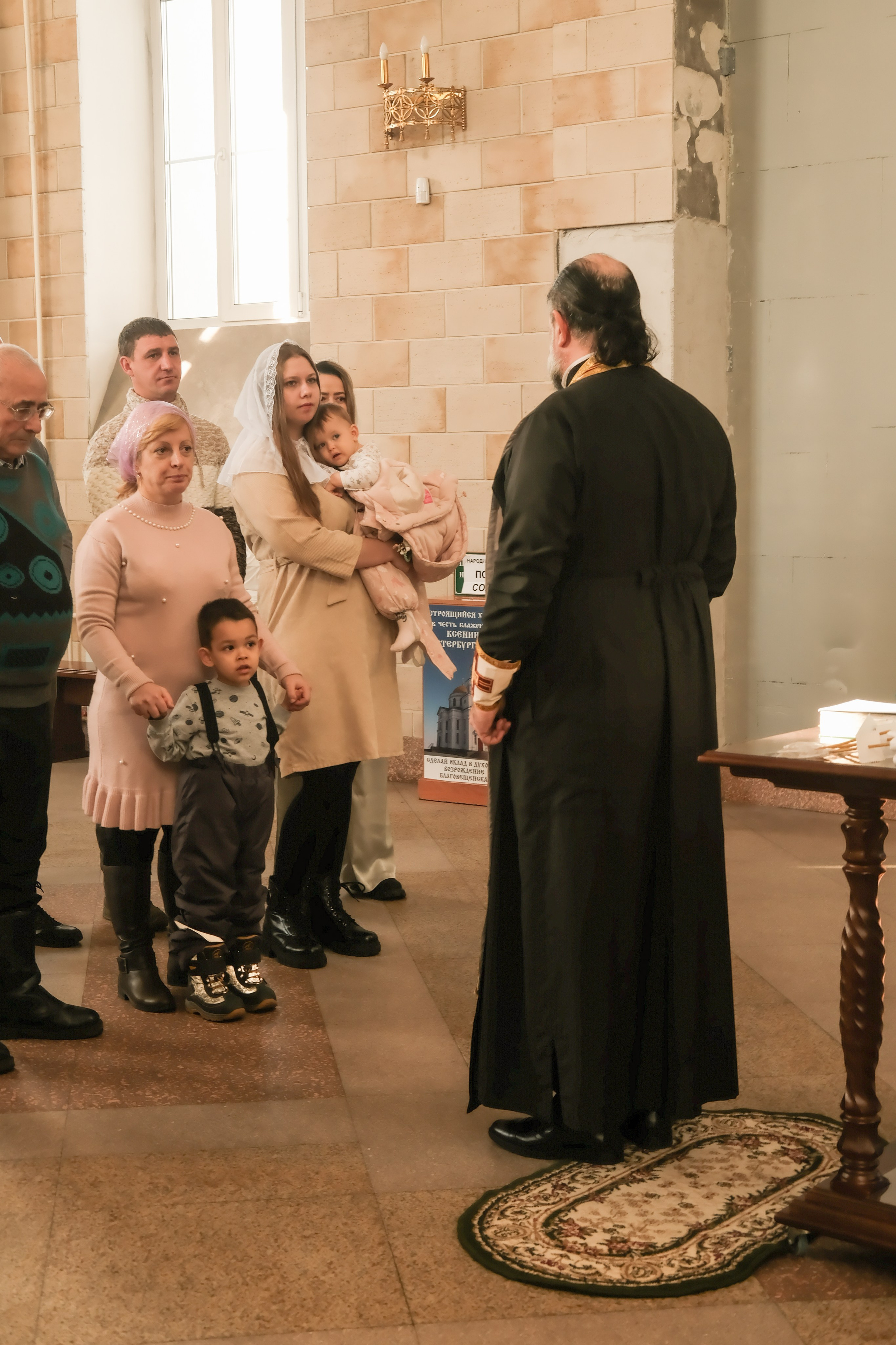 Крещение Валерии. Семейный и женский фотограф в городе Благовещенск Надежда Буярова