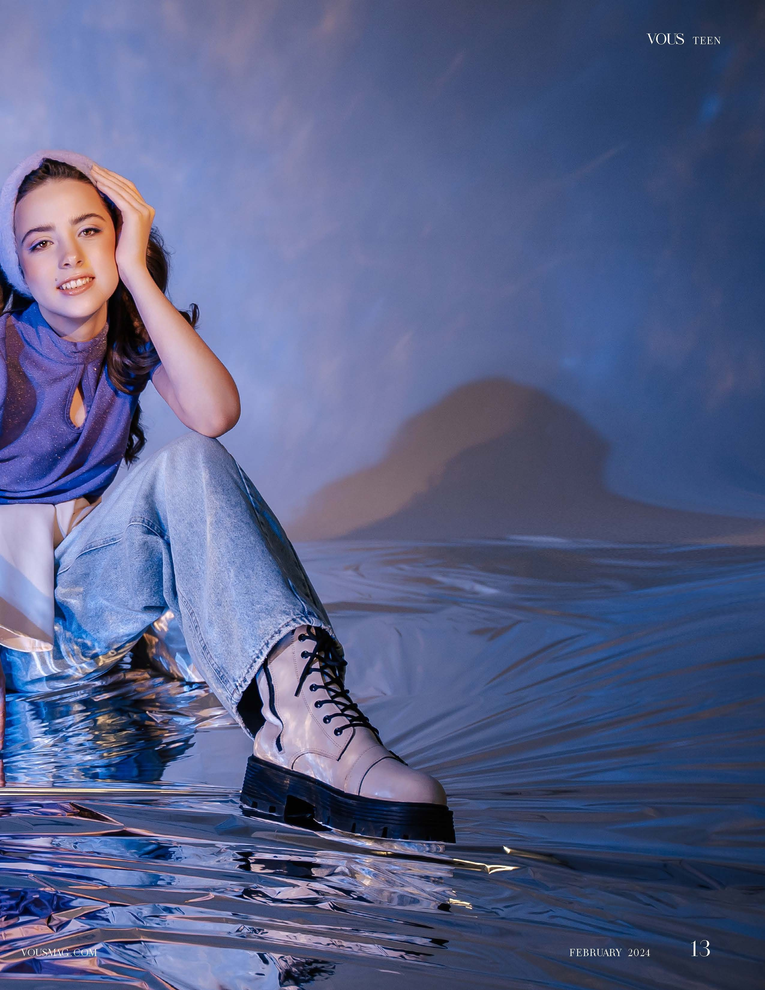 Публикация VOUS MAGAZINE TEEN (PREMIUM Publication Madrid, Spain). Фотограф Тольятти Светлана Пудовкина
